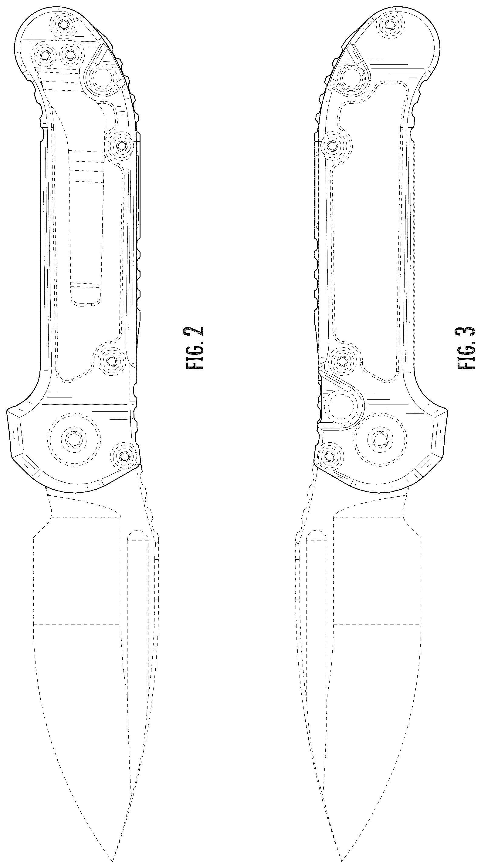Patent USD1078434 Figure 2 – Pocket knife