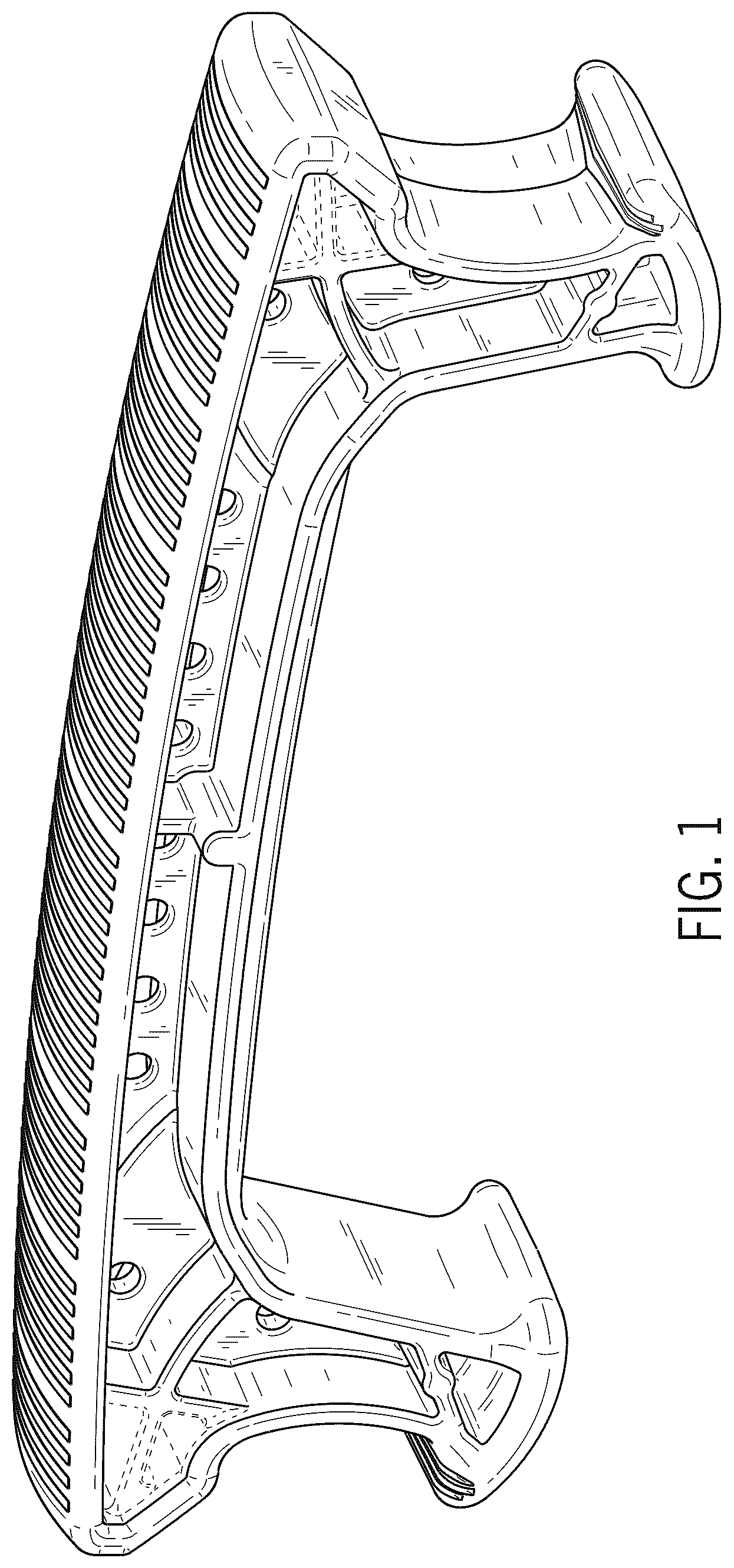 Patent USD1078438 Figure 1 – Handle