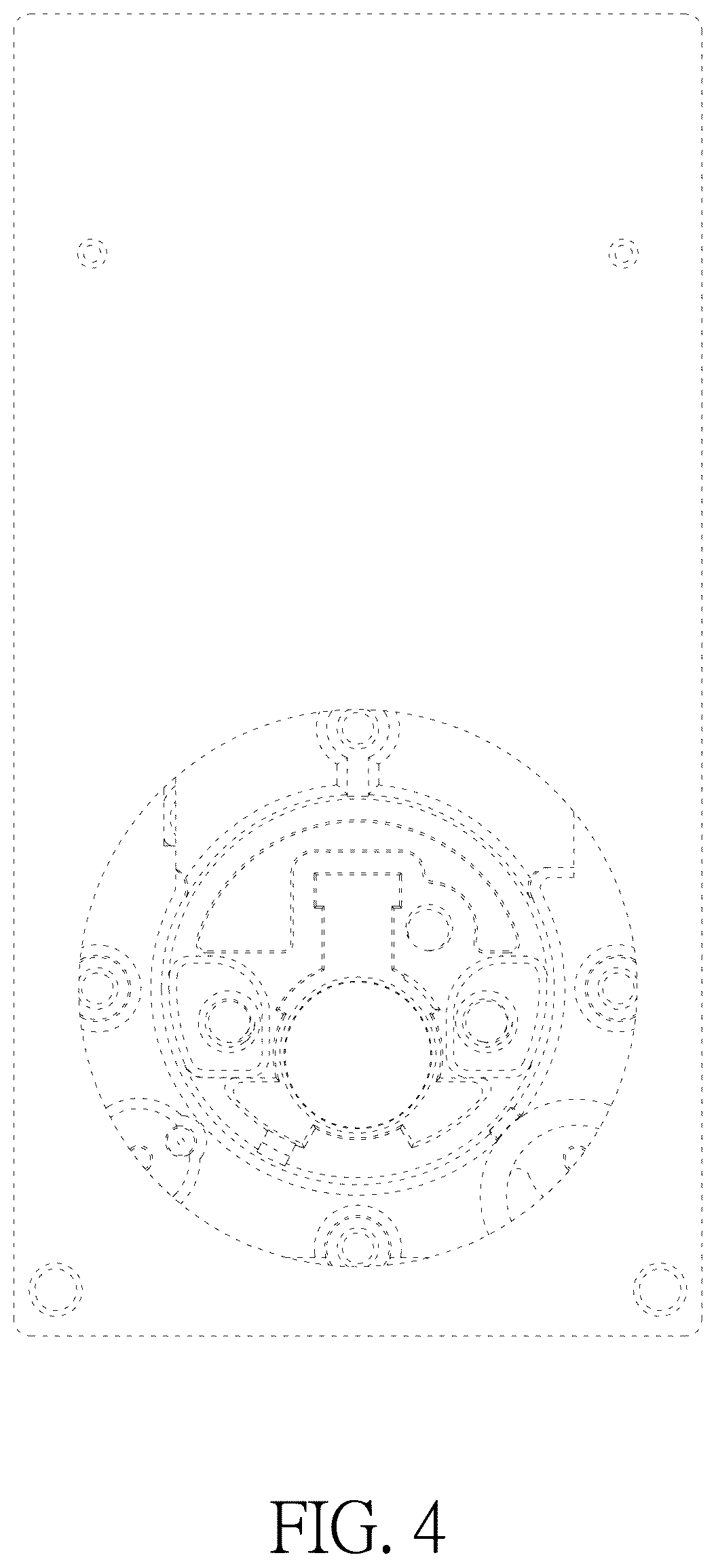 Patent USD1078442 Figure 4 – Lock escutcheon