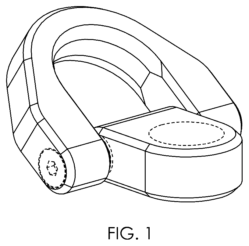 Patent USD1078448 Figure 1 – D Ring