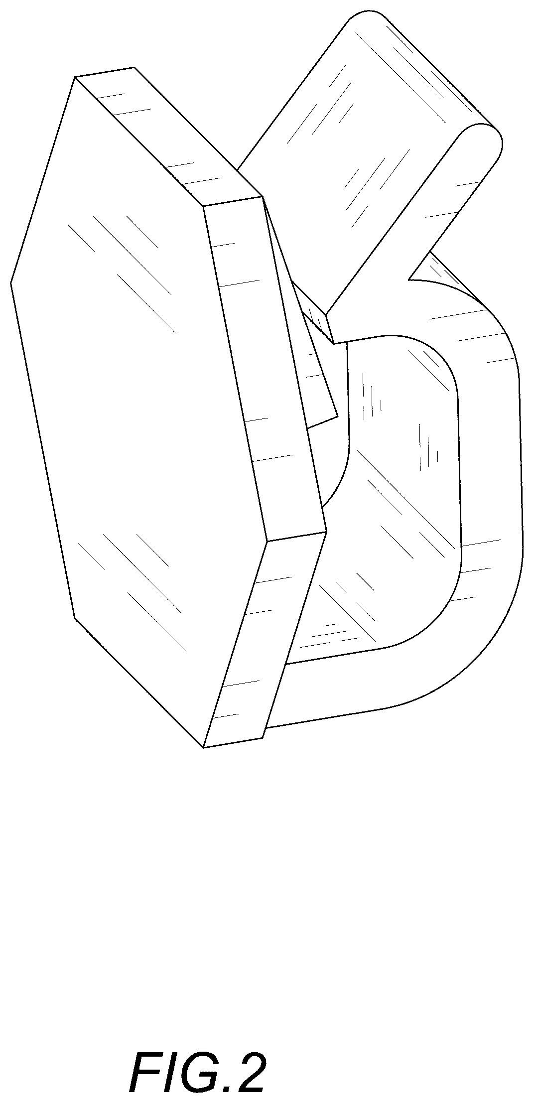 Patent USD1078451 Figure 2 – Cable organizer