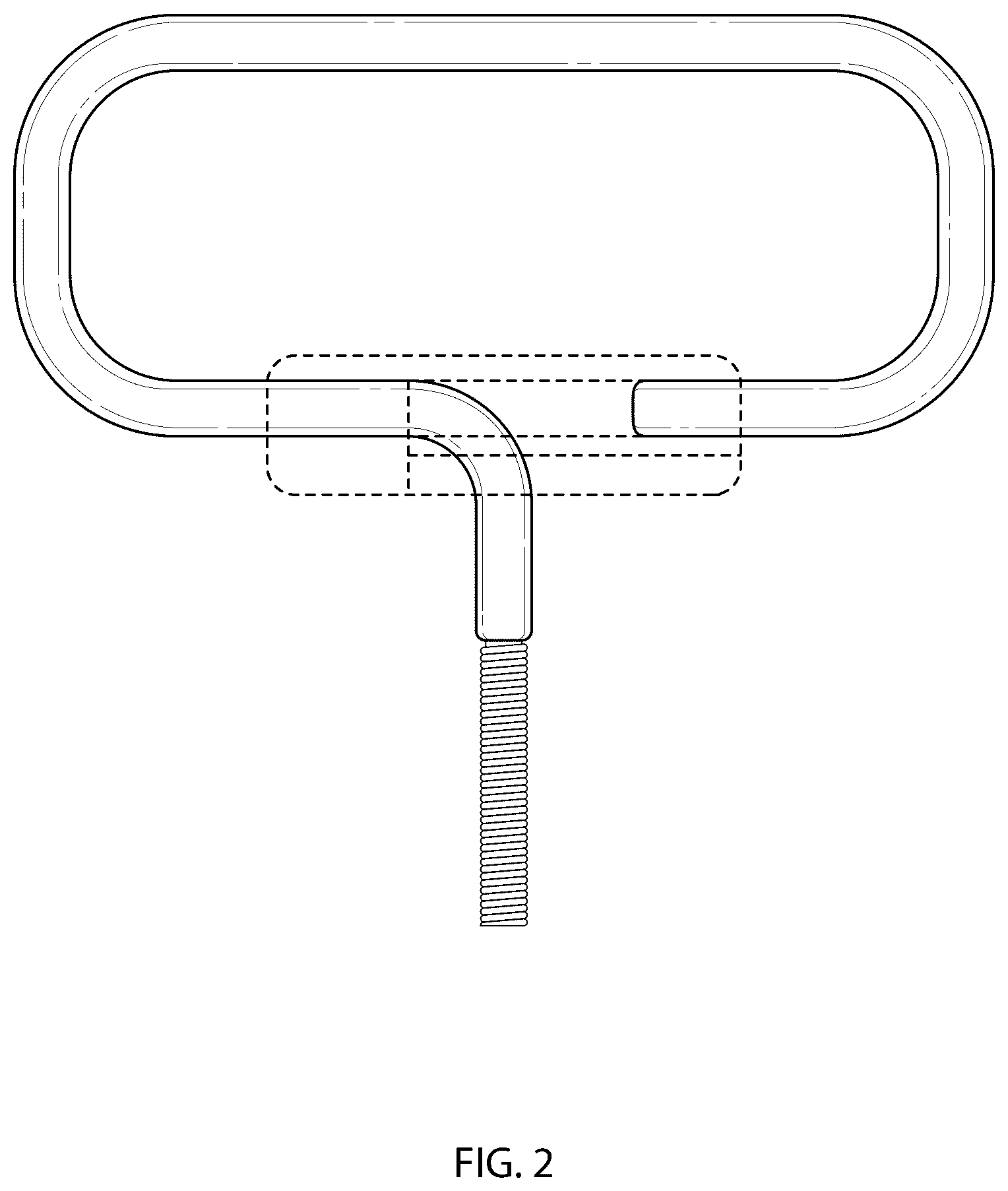 Patent USD1078455 Figure 2 – Hook