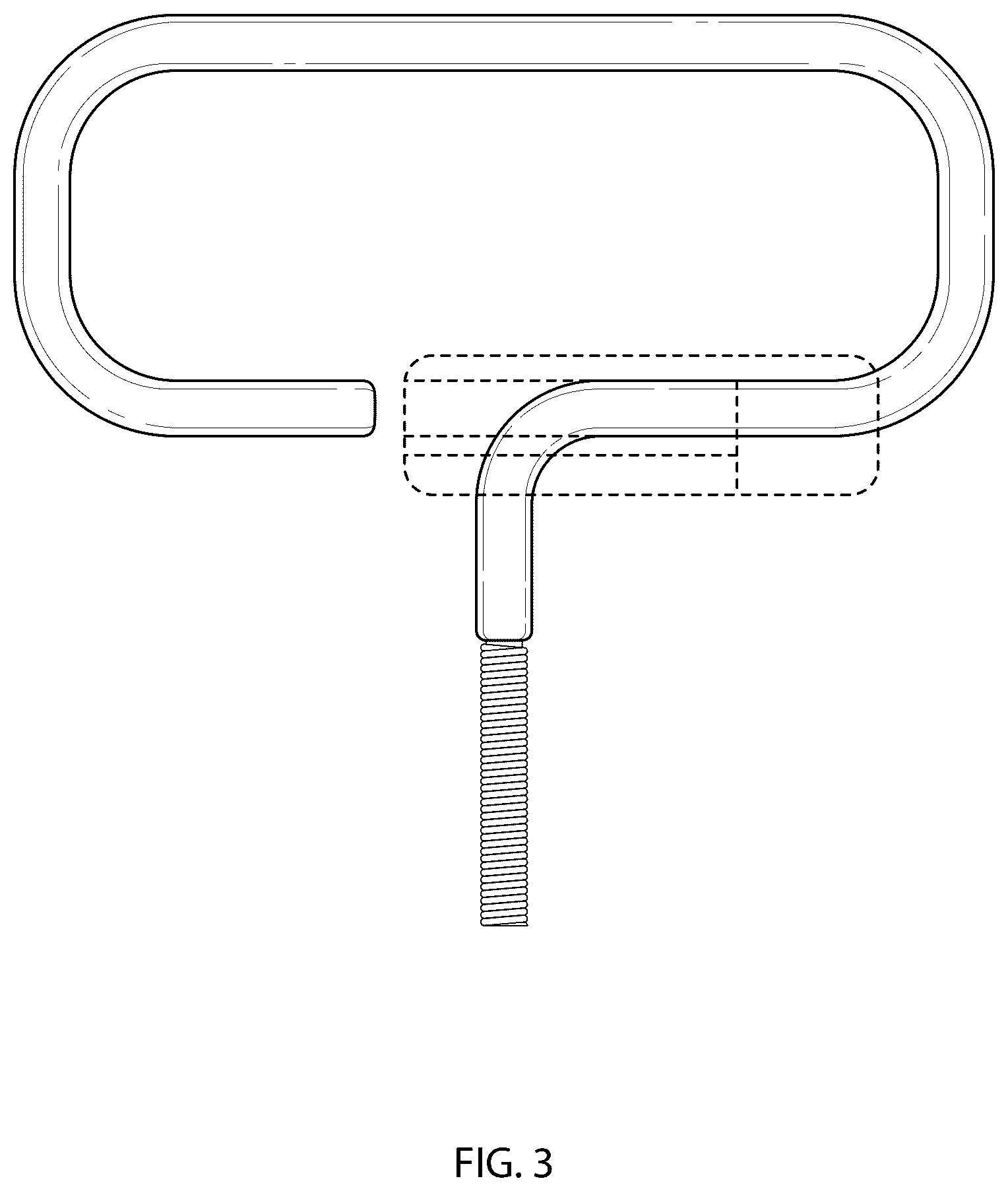 Patent USD1078455 Figure 3 – Hook