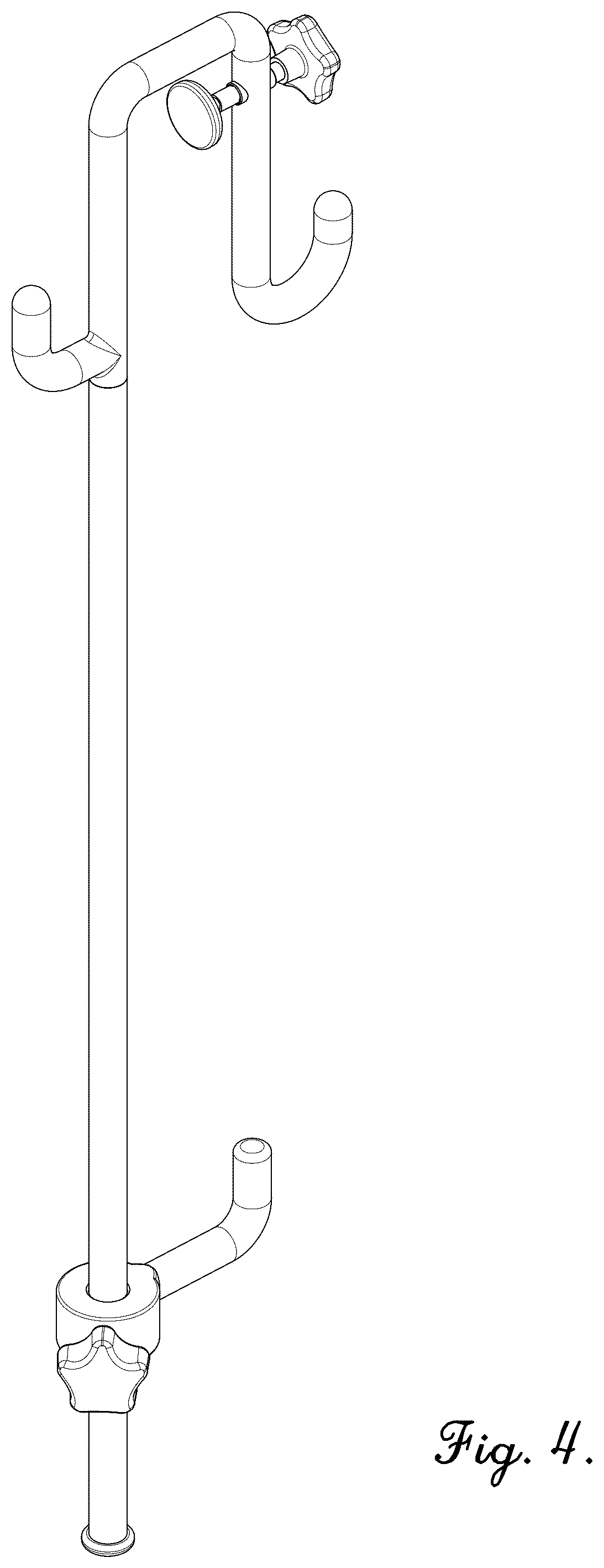 Patent USD1078456 Figure 4 – Hook device for holding tool organizers