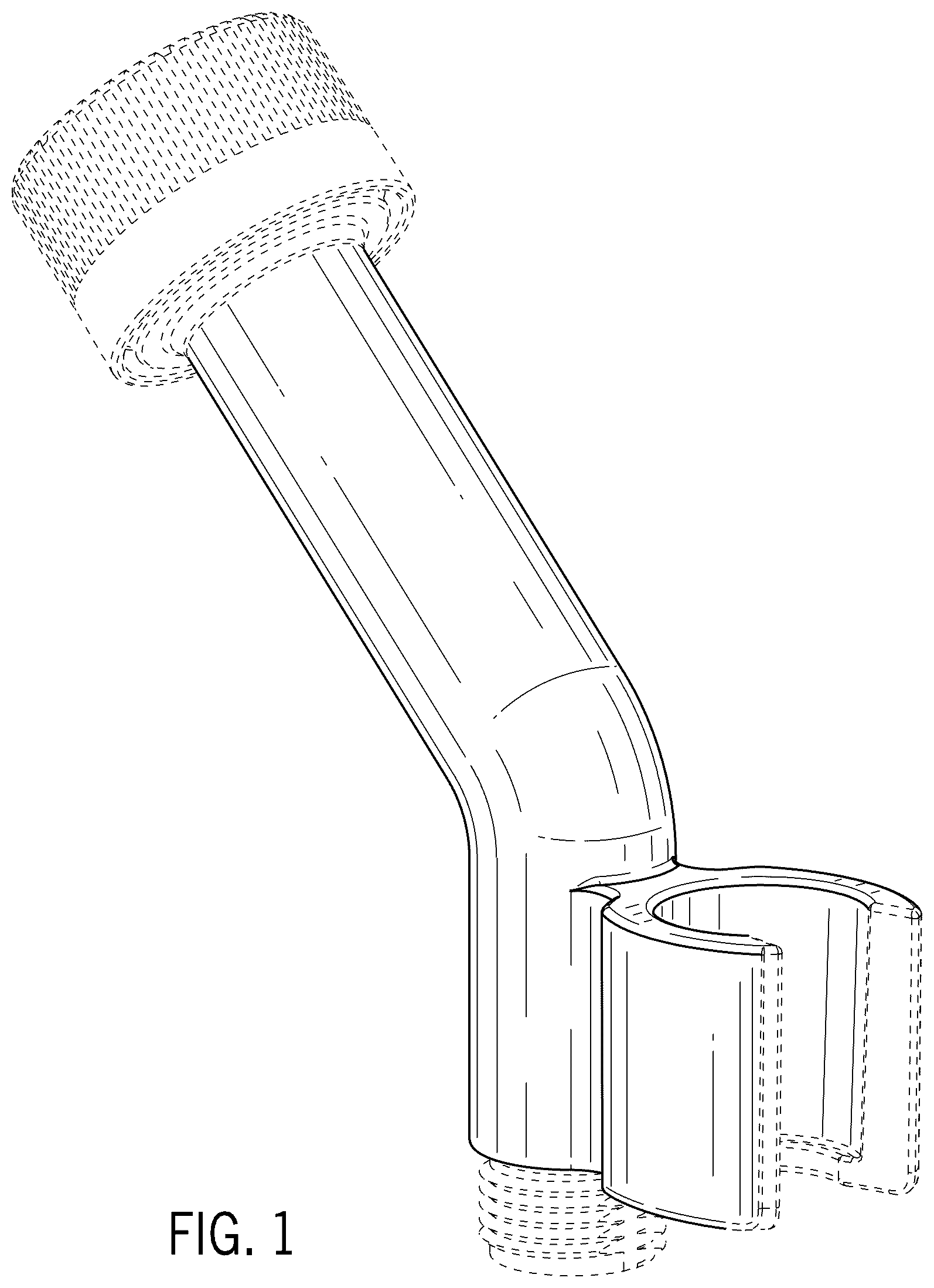 Patent USD1078457 Figure 1 – Showerhead mount