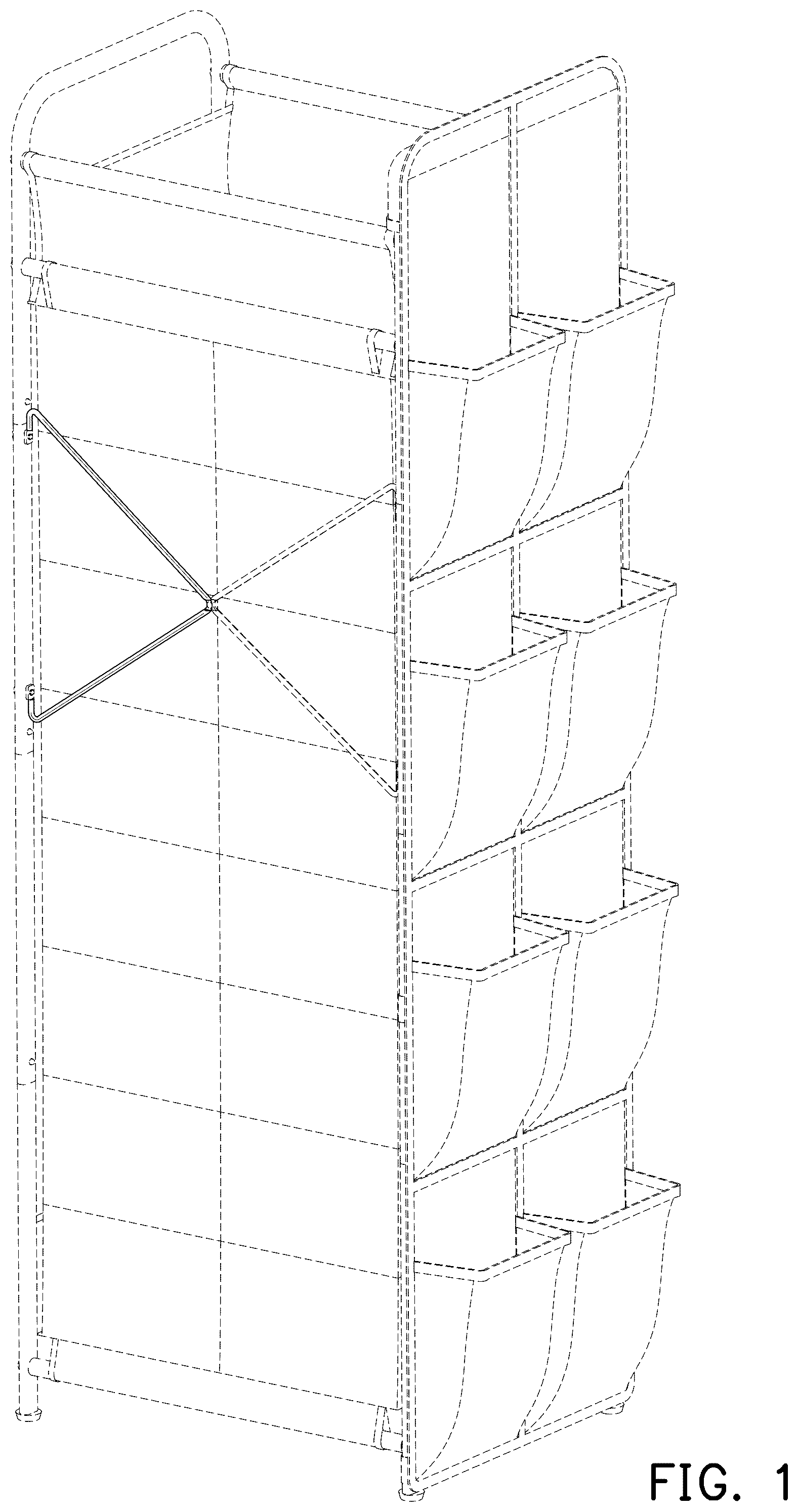 Patent USD1078460 Figure 1 – Rack