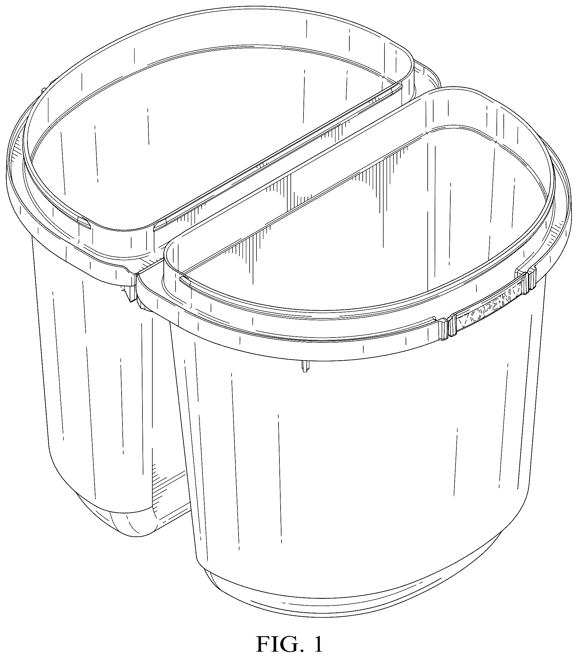 Patent USD1078465 Figure 1 – Food packaging container