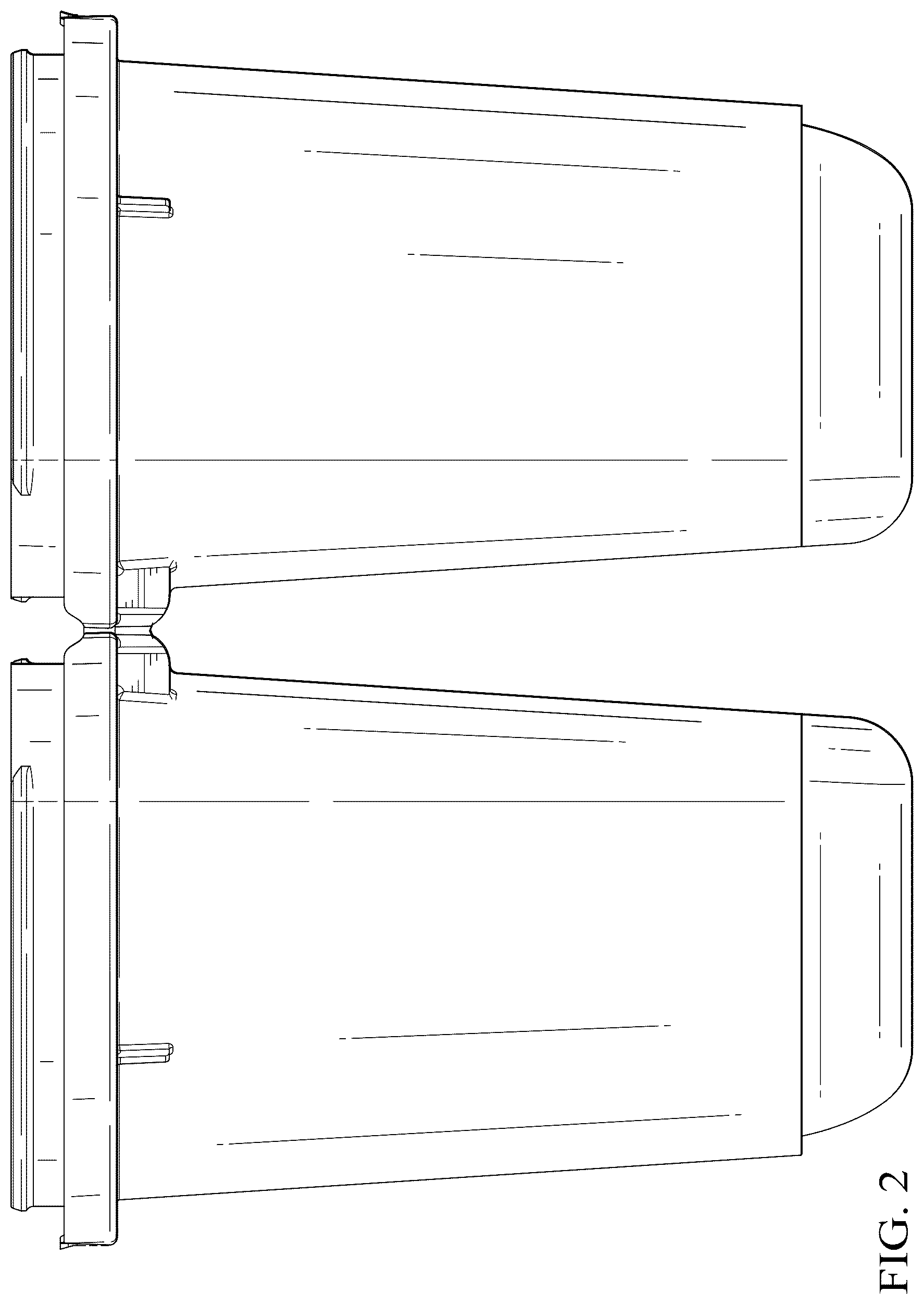 Patent USD1078465 Figure 2 – Food packaging container