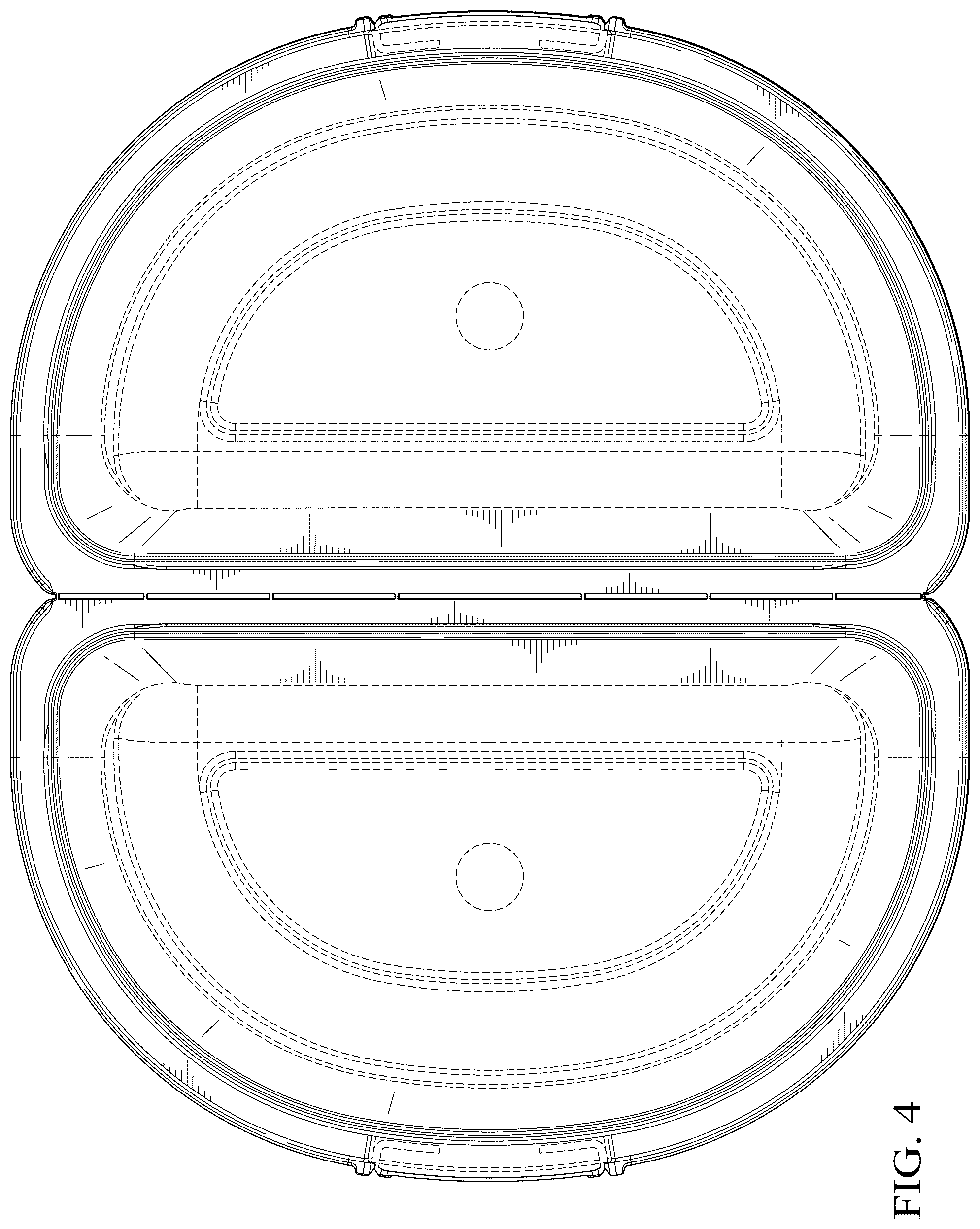 Patent USD1078465 Figure 4 – Food packaging container