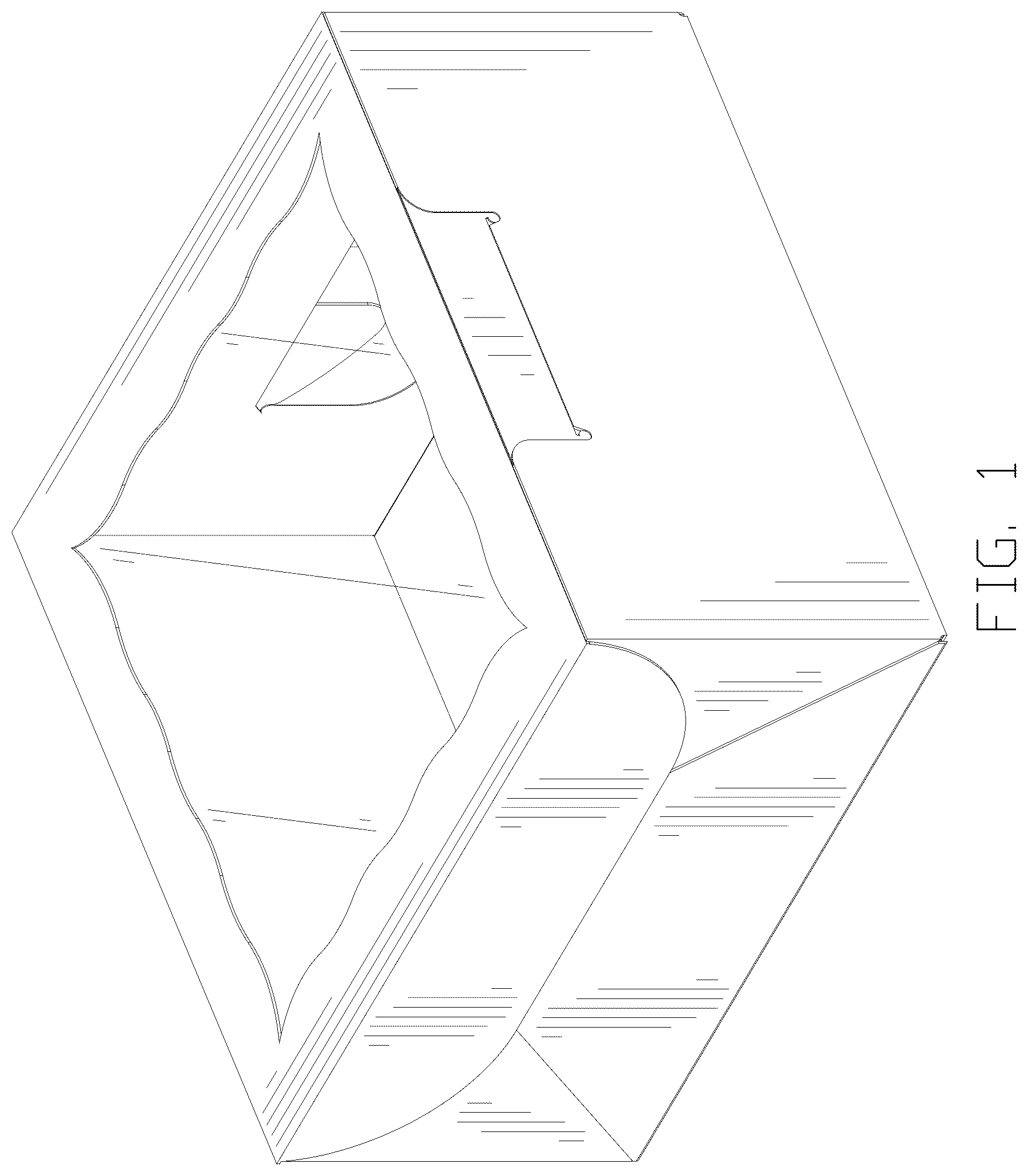 Patent USD1078468 Figure 1 – Packing box