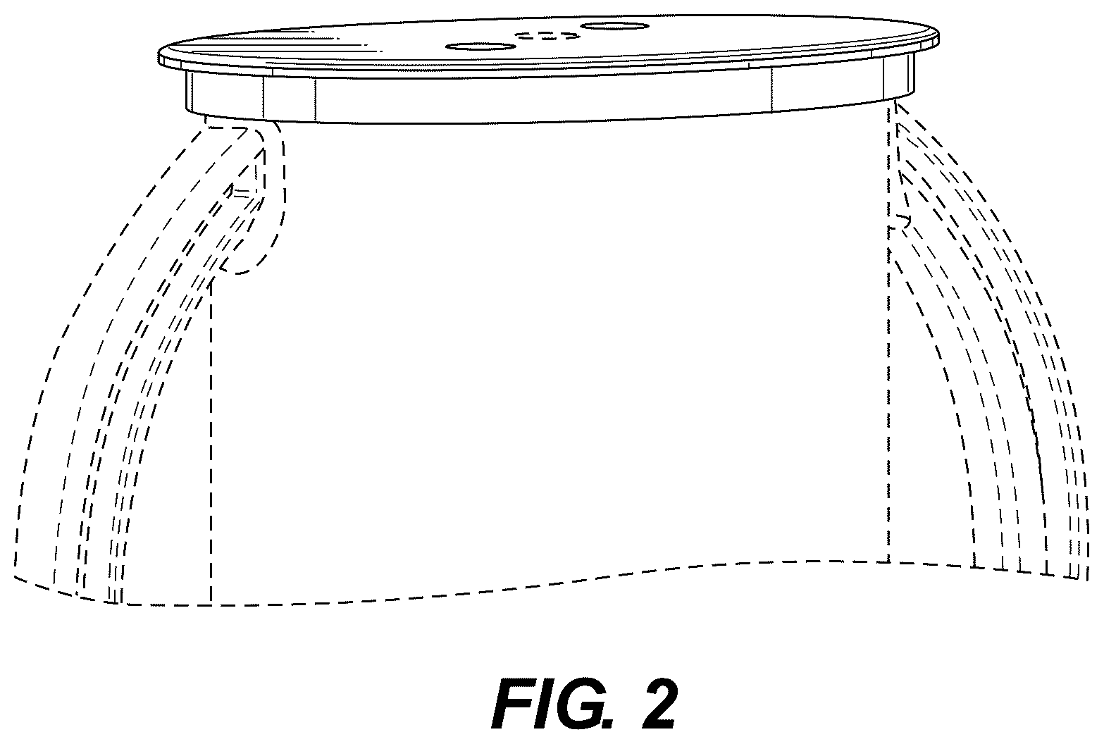 Patent USD1078471 Figure 2 – Container lid