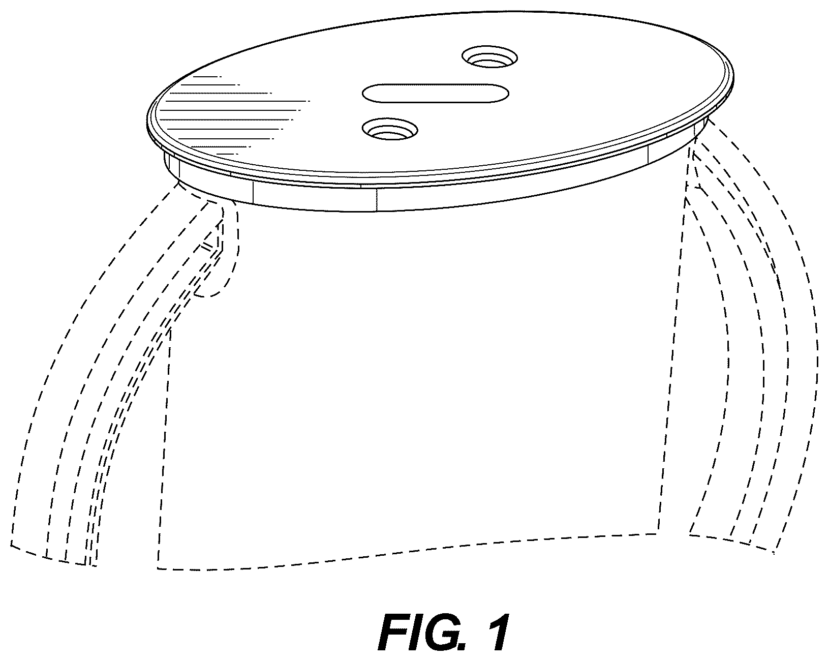 Patent USD1078472 Figure 1 – Container lid