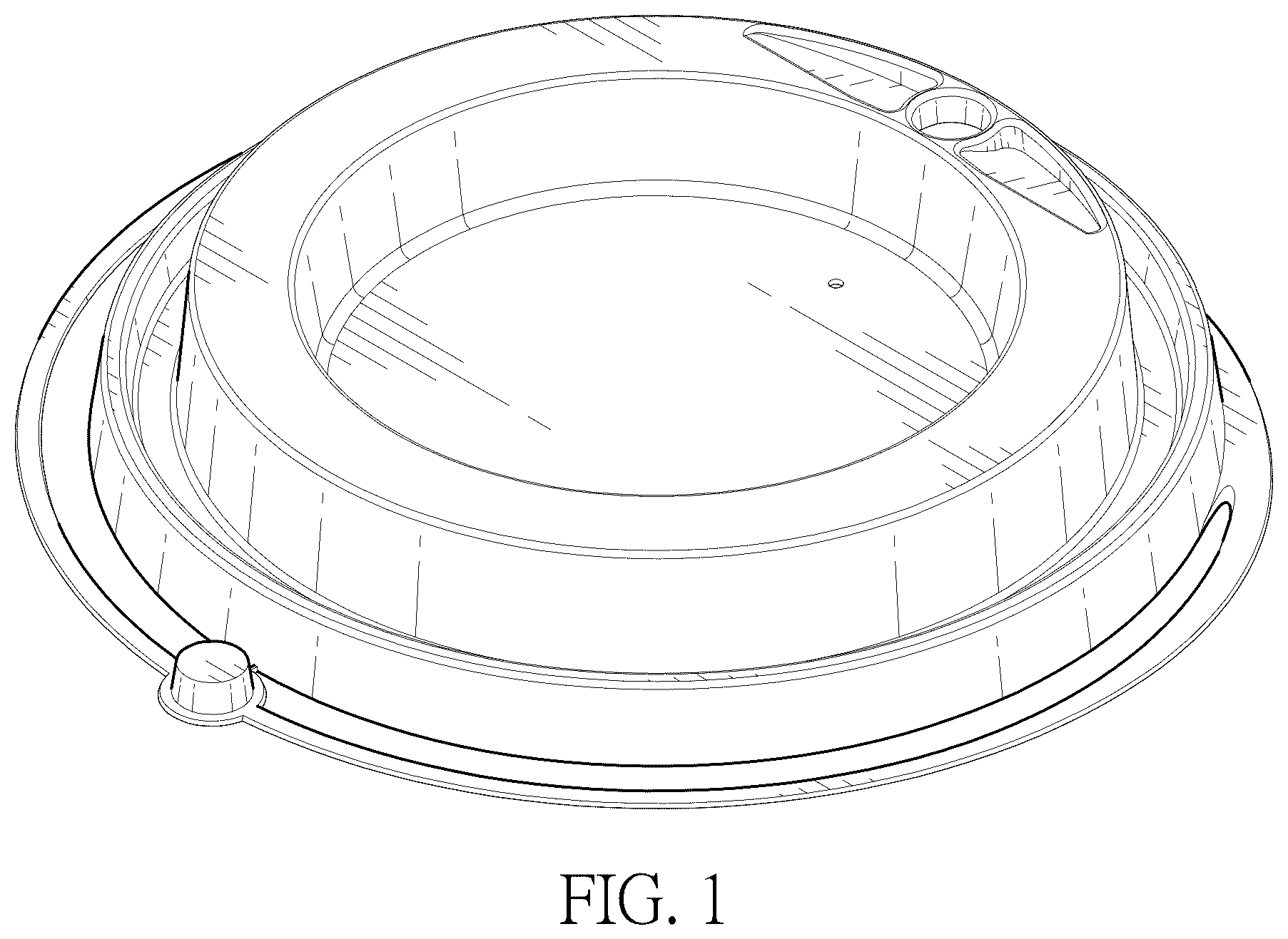 Patent USD1078473 Figure 1 – Lid for beverage container