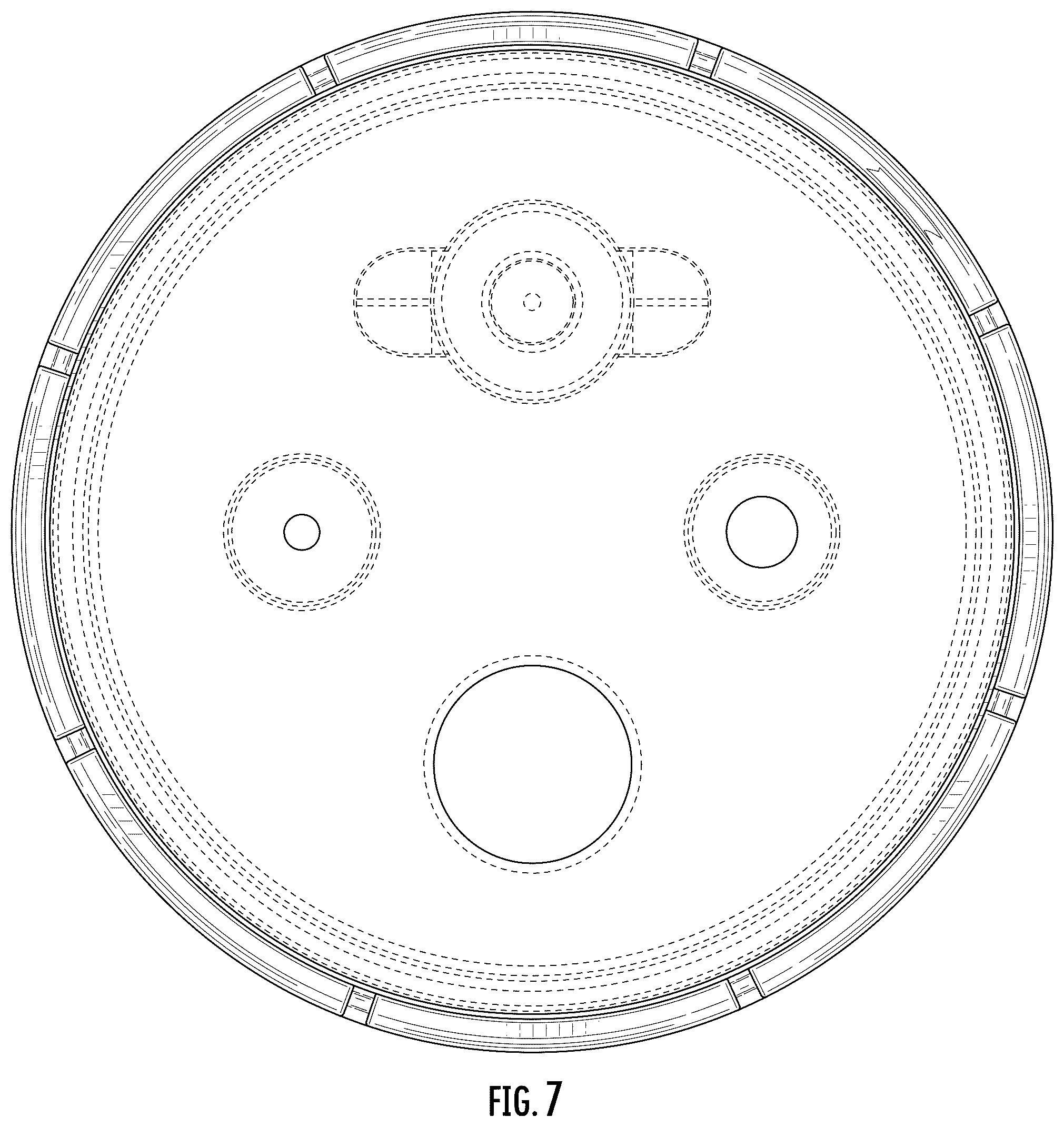 Patent USD1078474 Figure 5 – Container lid