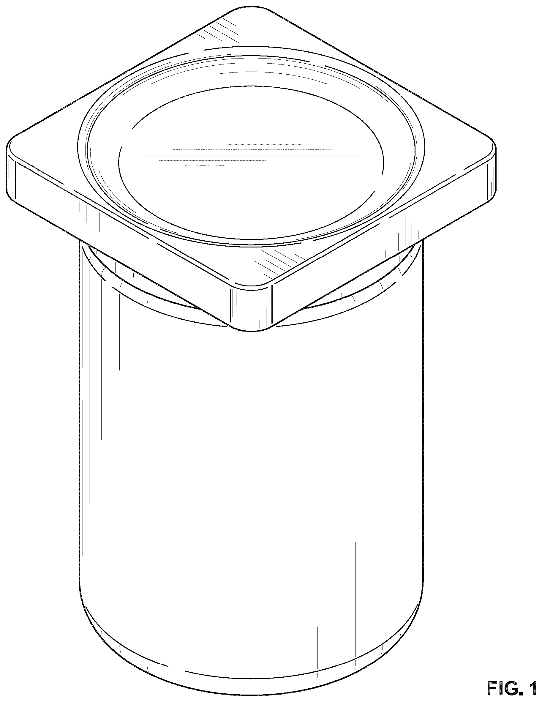 Patent USD1078475 Figure 1 – Combined lid and container