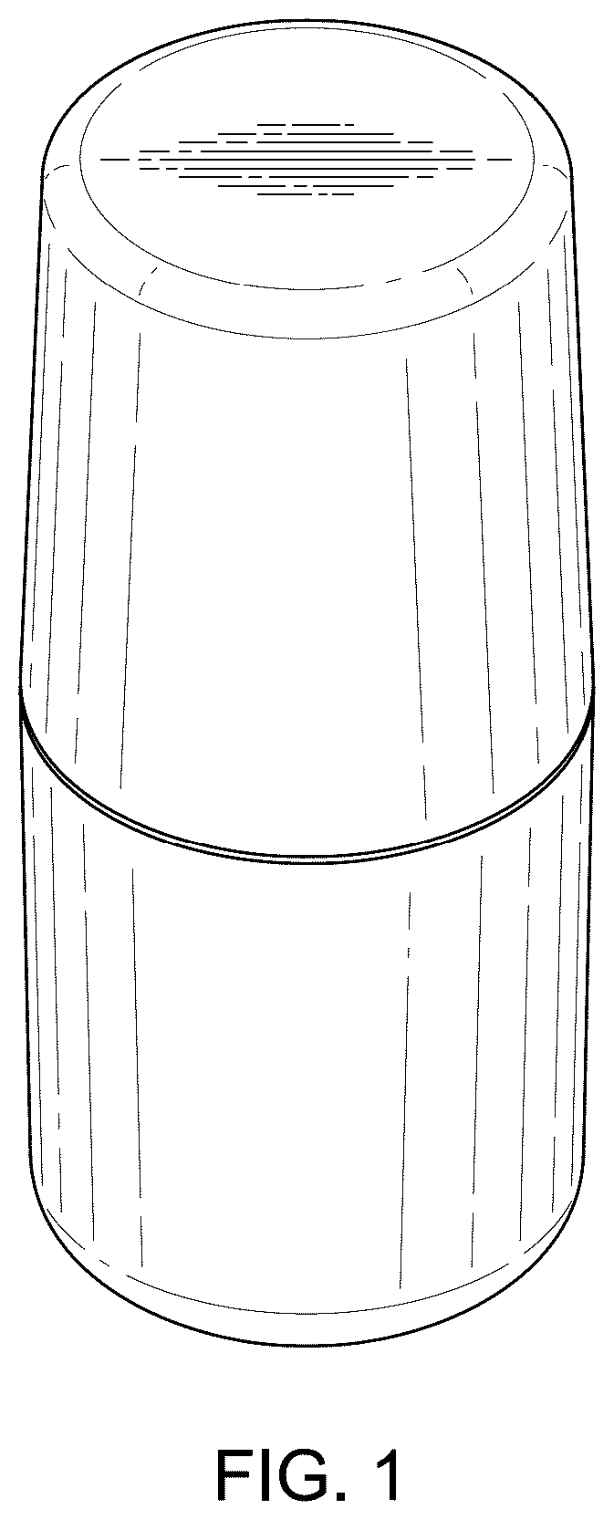 Patent USD1078476 Figure 1 – Cosmetic package