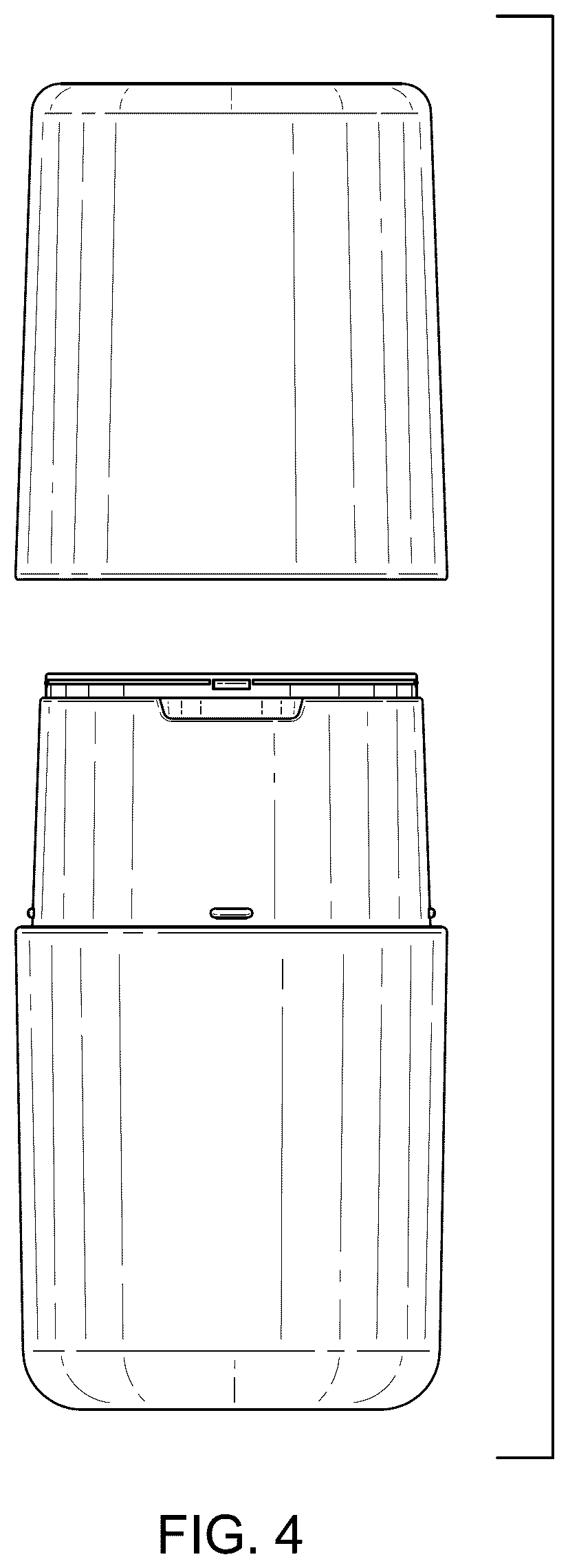 Patent USD1078476 Figure 4 – Cosmetic package