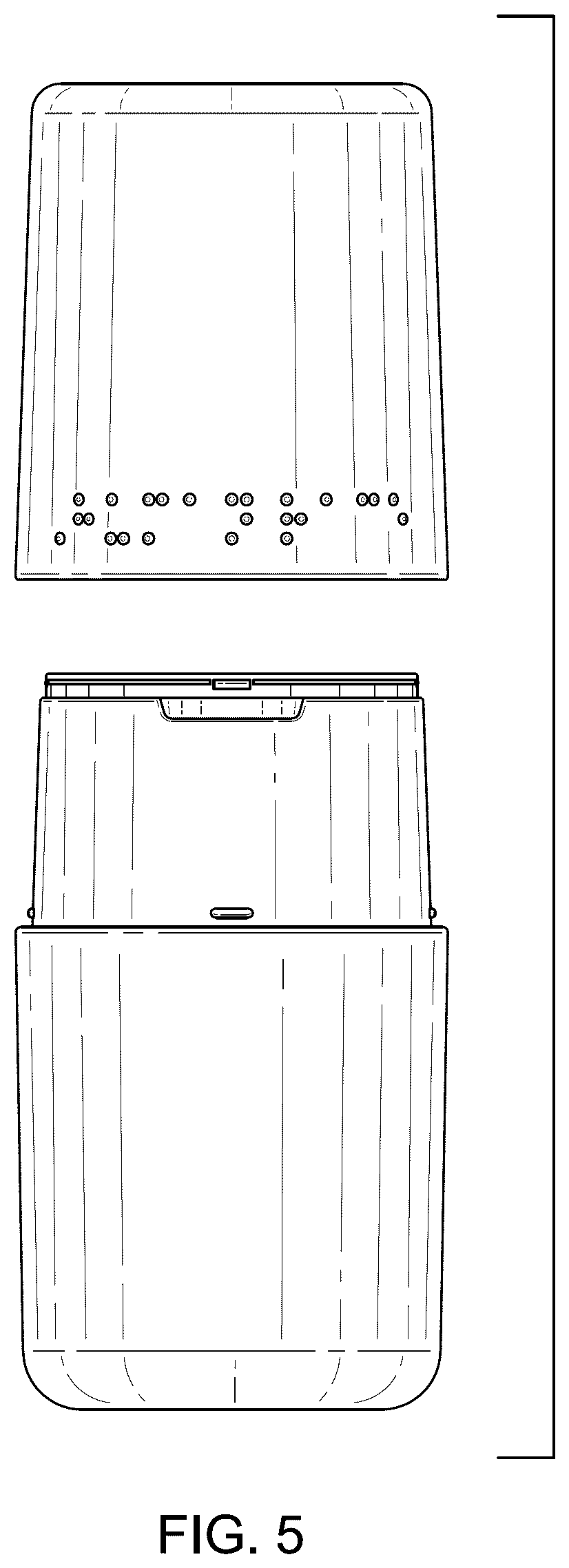 Patent USD1078476 Figure 5 – Cosmetic package