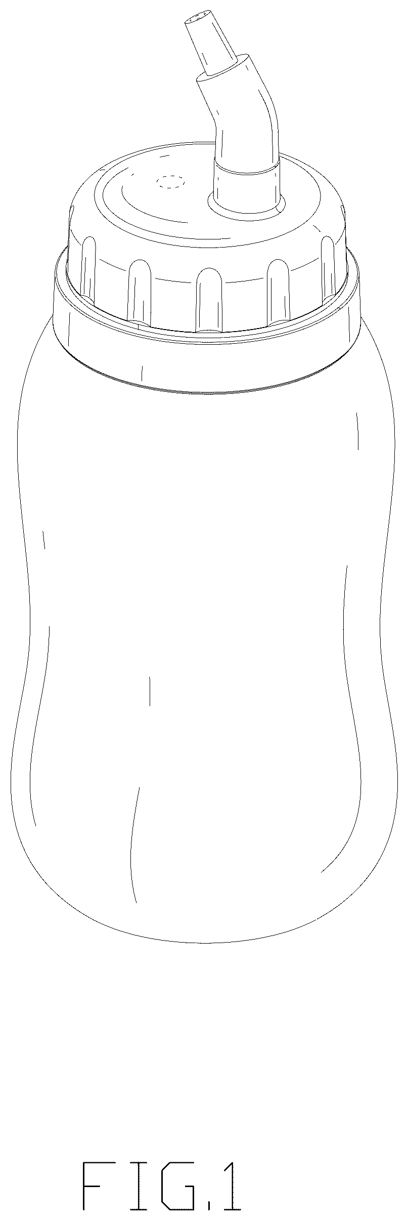 Patent USD1078480 Figure 1 – Wash bottle