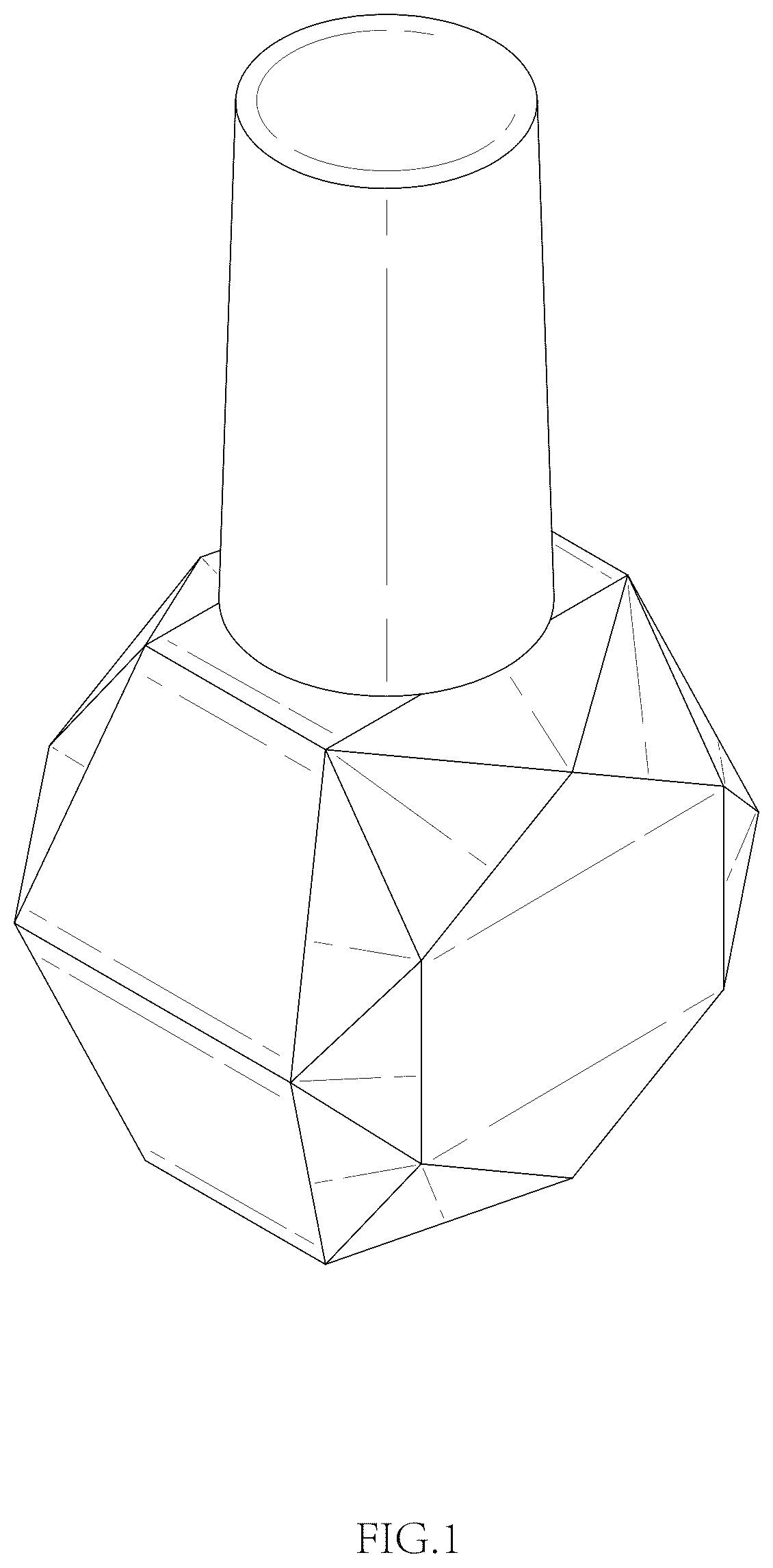 Patent USD1078482 Figure 1 – Nail polish bottle
