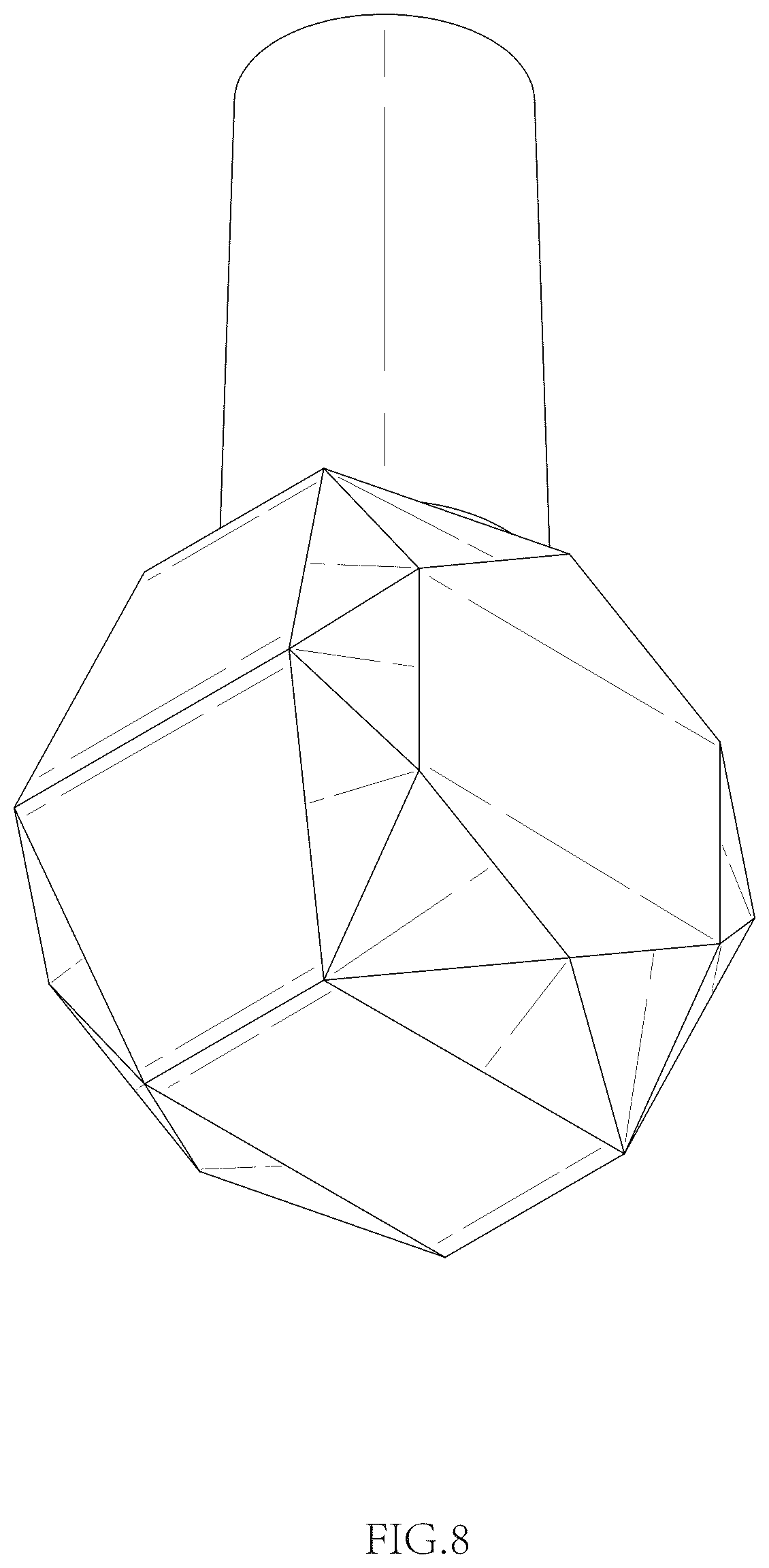 Patent USD1078482 Figure 8 – Nail polish bottle
