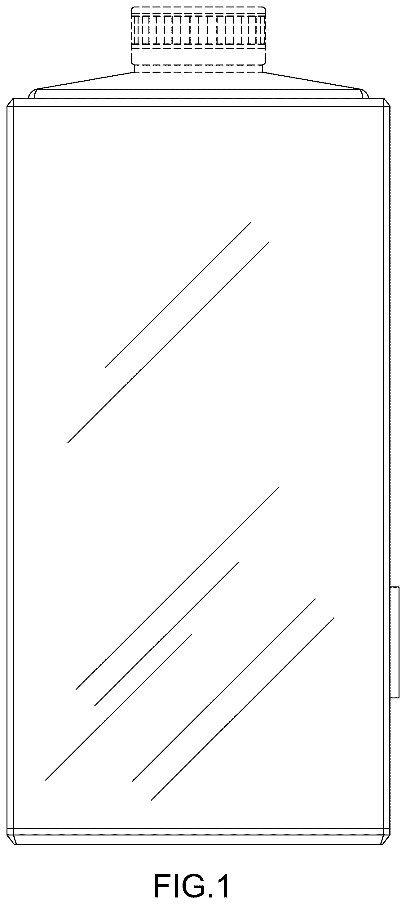 Patent USD1078483 Figure 1 – Water bottle