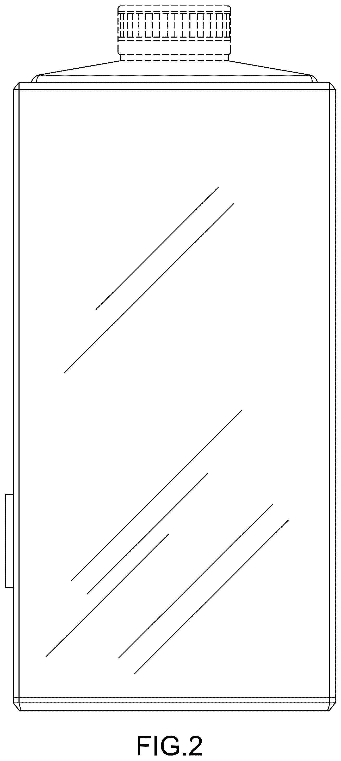 Patent USD1078483 Figure 2 – Water bottle