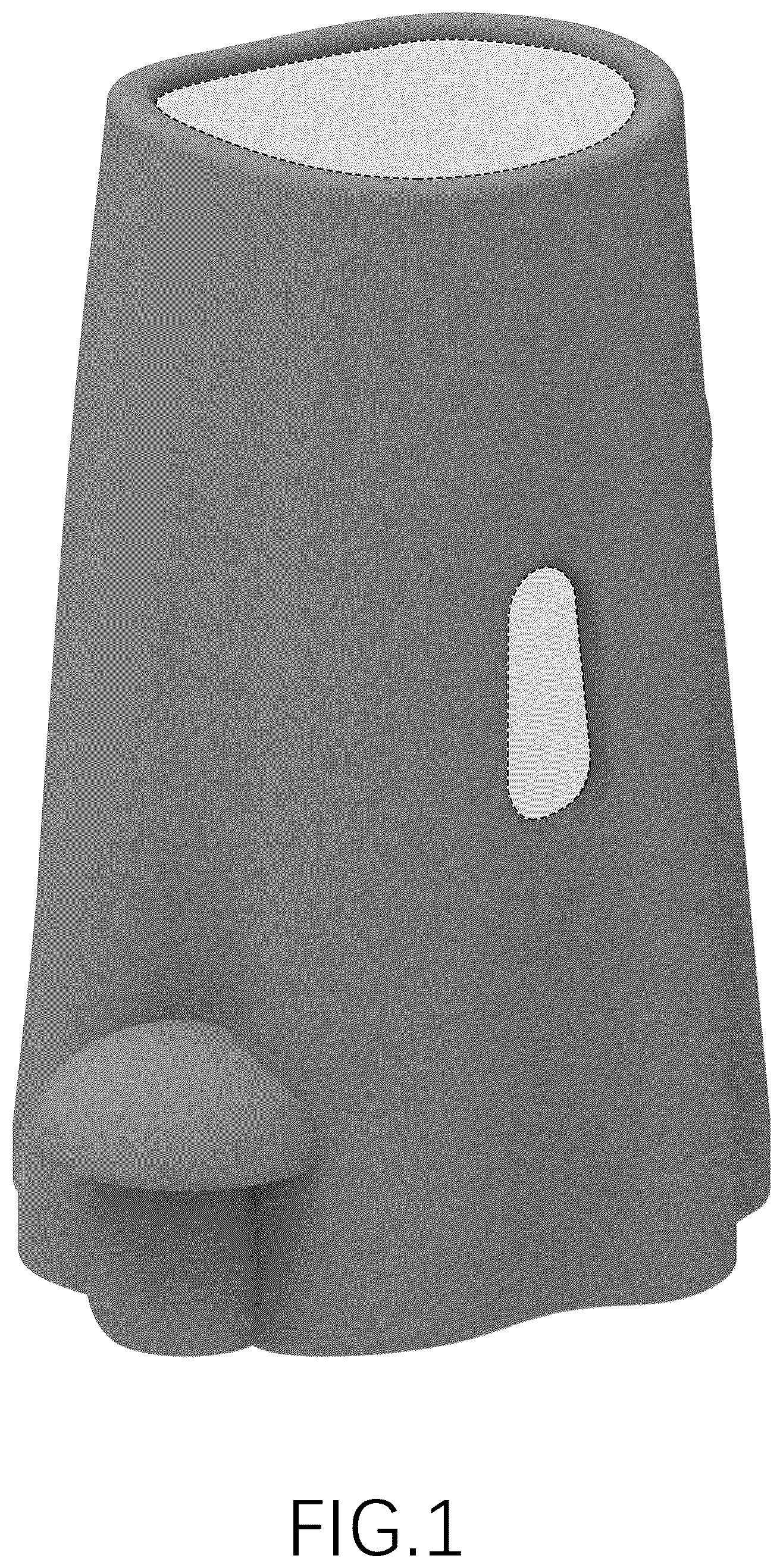 Patent USD1078485 Figure 1 – Water bottle holder