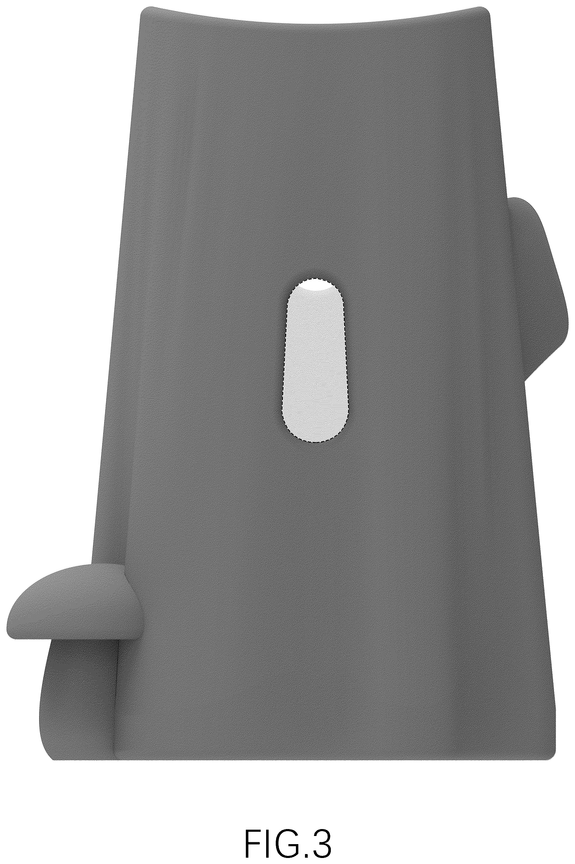 Patent USD1078485 Figure 3 – Water bottle holder