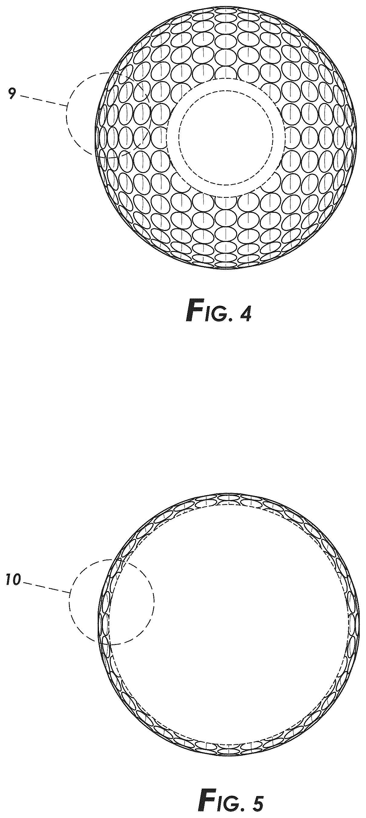 Patent USD1078487 Figure 4 – Golf ball bottle