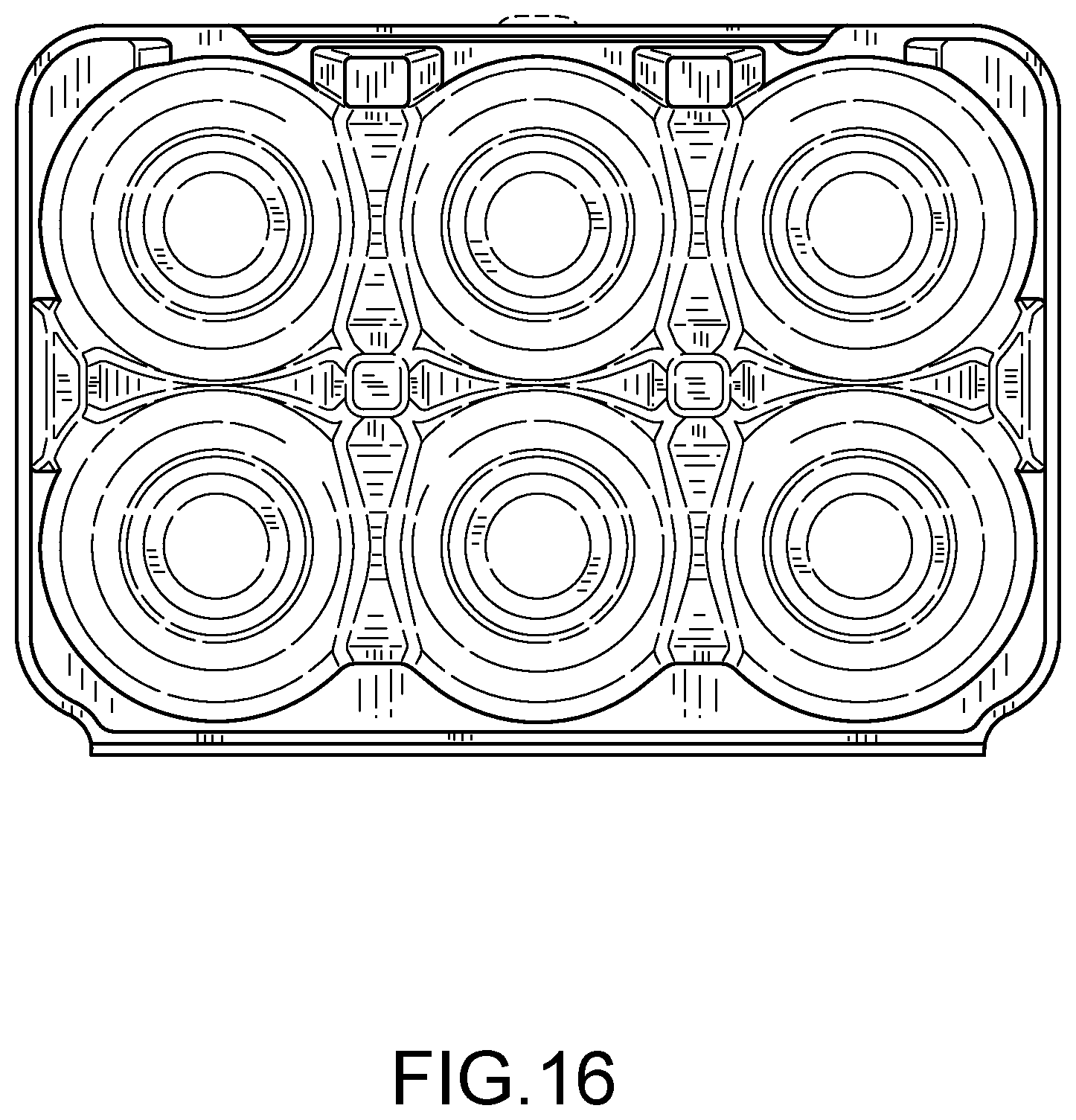 Patent USD1078492 Figure 16 – Container for produce