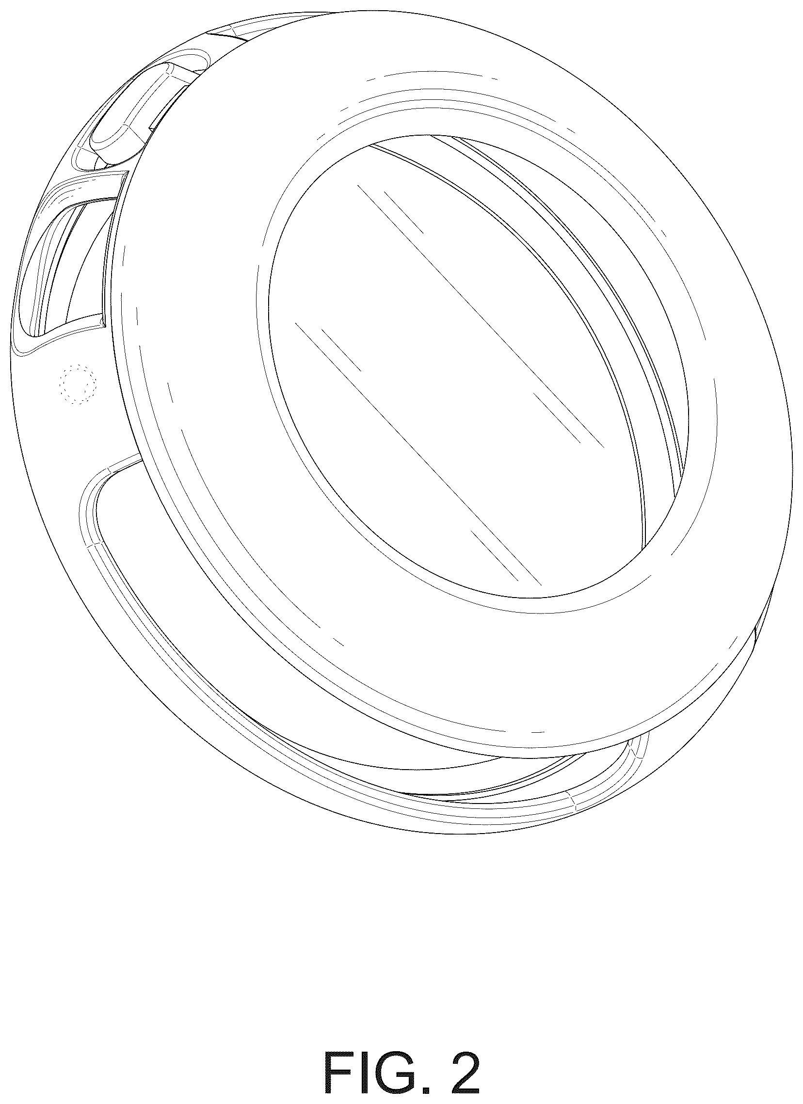 Patent USD1078496 Figure 2 – Watch case