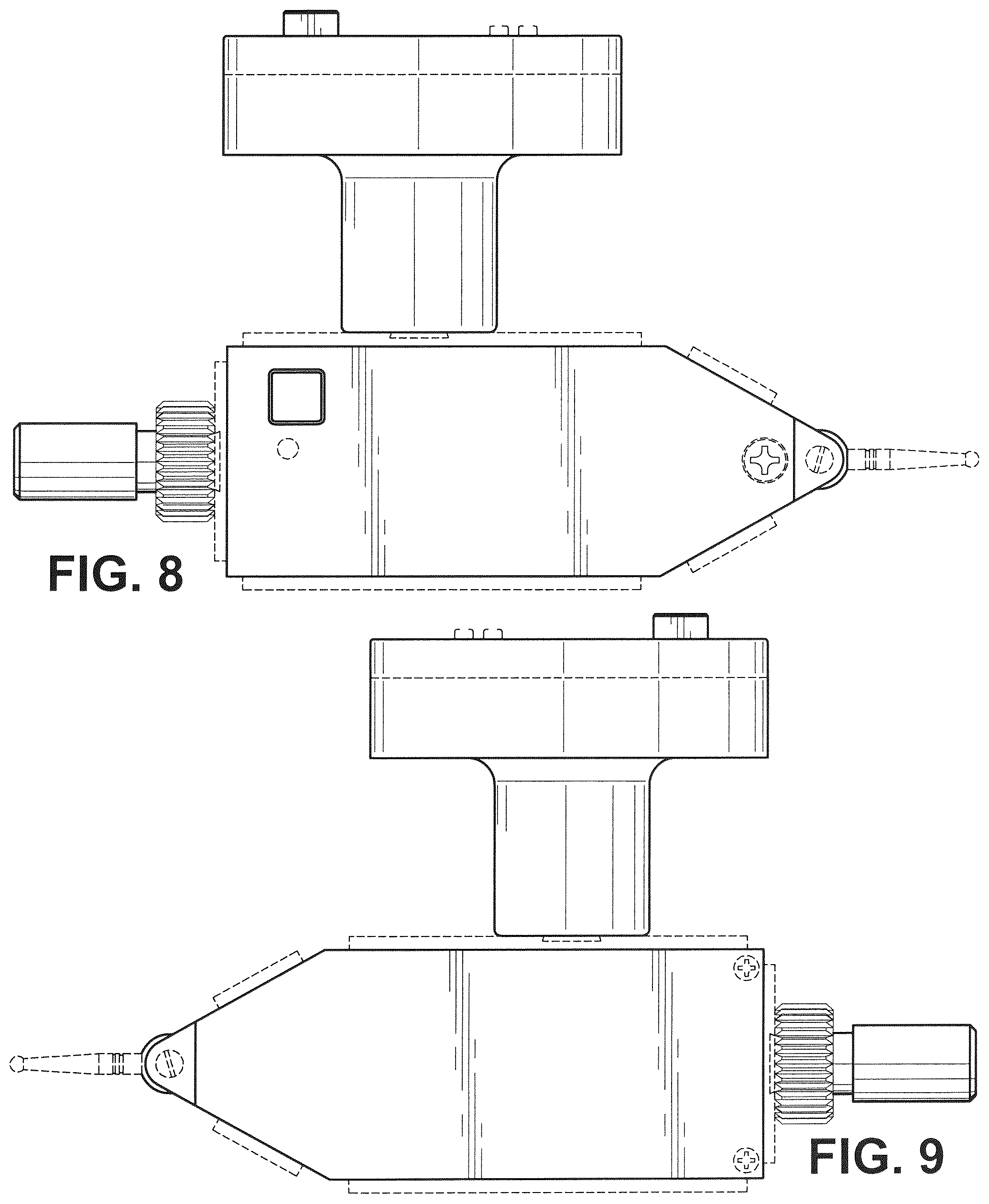 Patent USD1078497 Figure 5 – Measuring device assembly