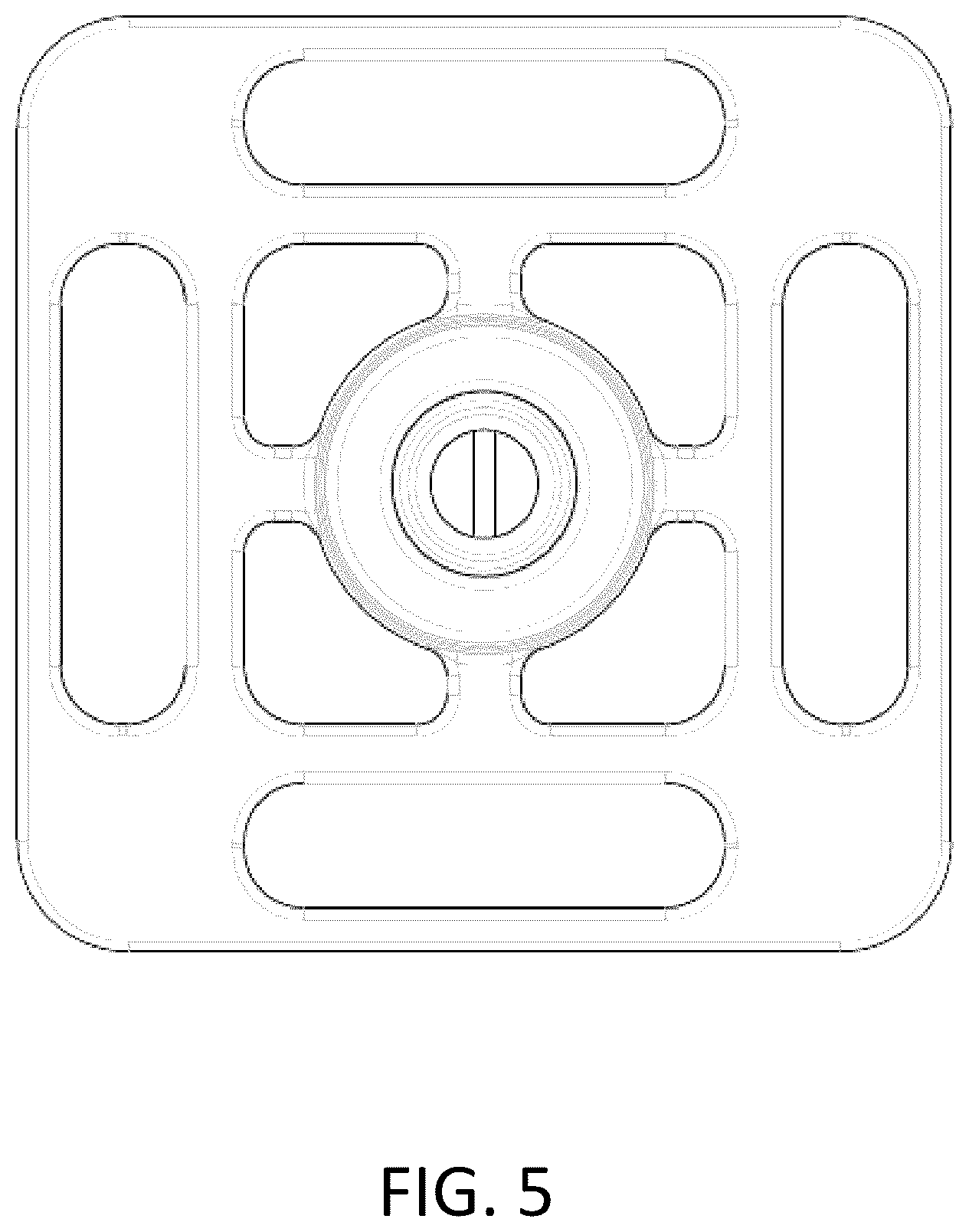 Patent USD1078512 Figure 4 – Weight for a scale