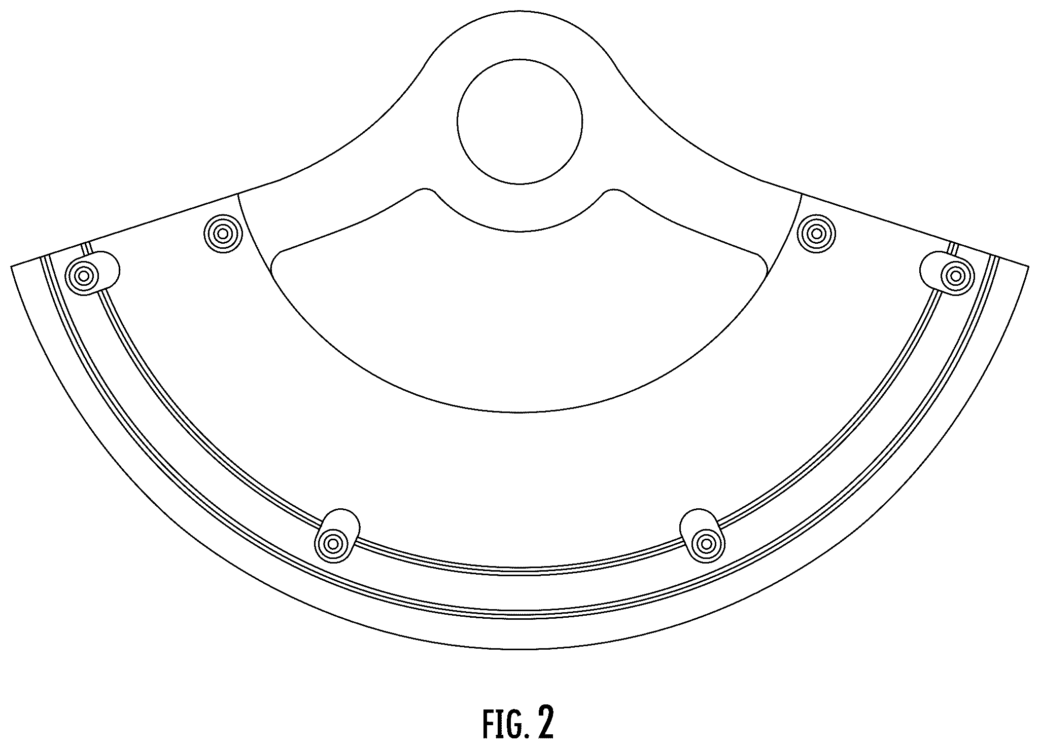 Patent USD1078520 Figure 2 – Oscillating weight