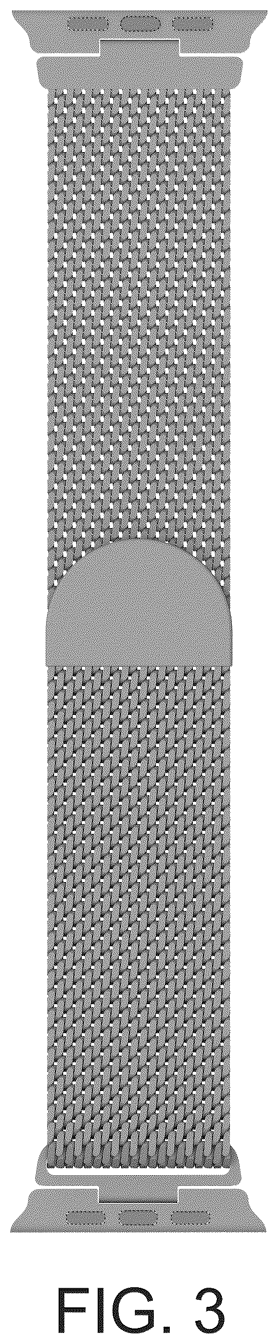 Patent USD1078529 Figure 3 – Watchband