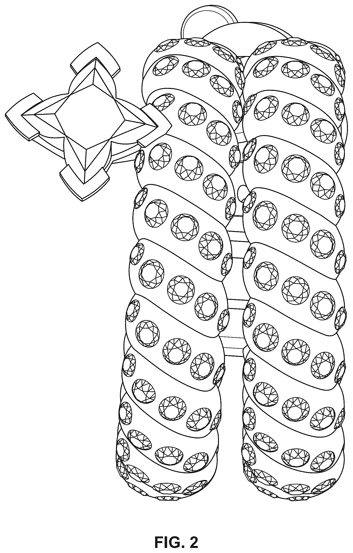 Patent USD1078530 Figure 2 – Article of jewelry