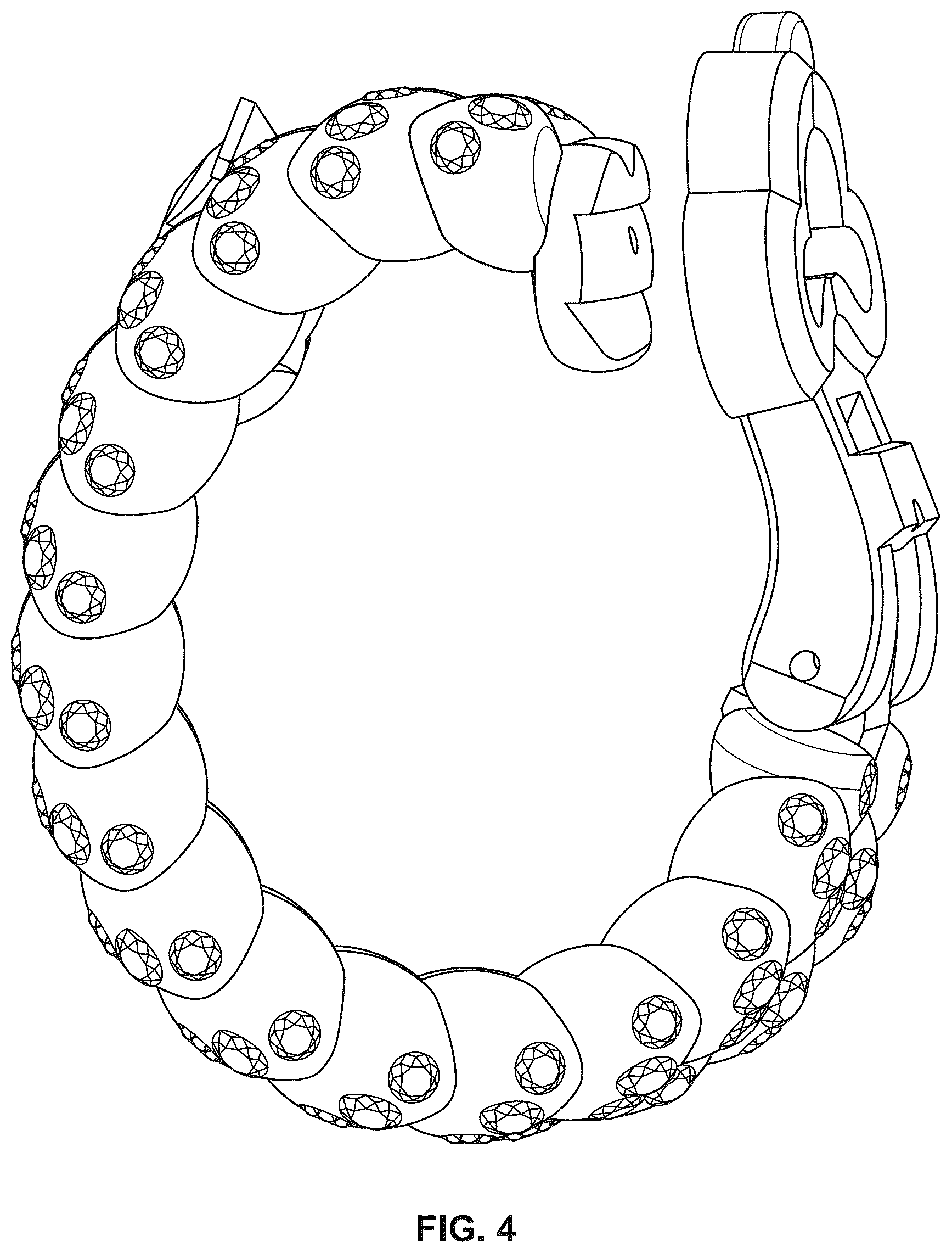 Patent USD1078530 Figure 4 – Article of jewelry