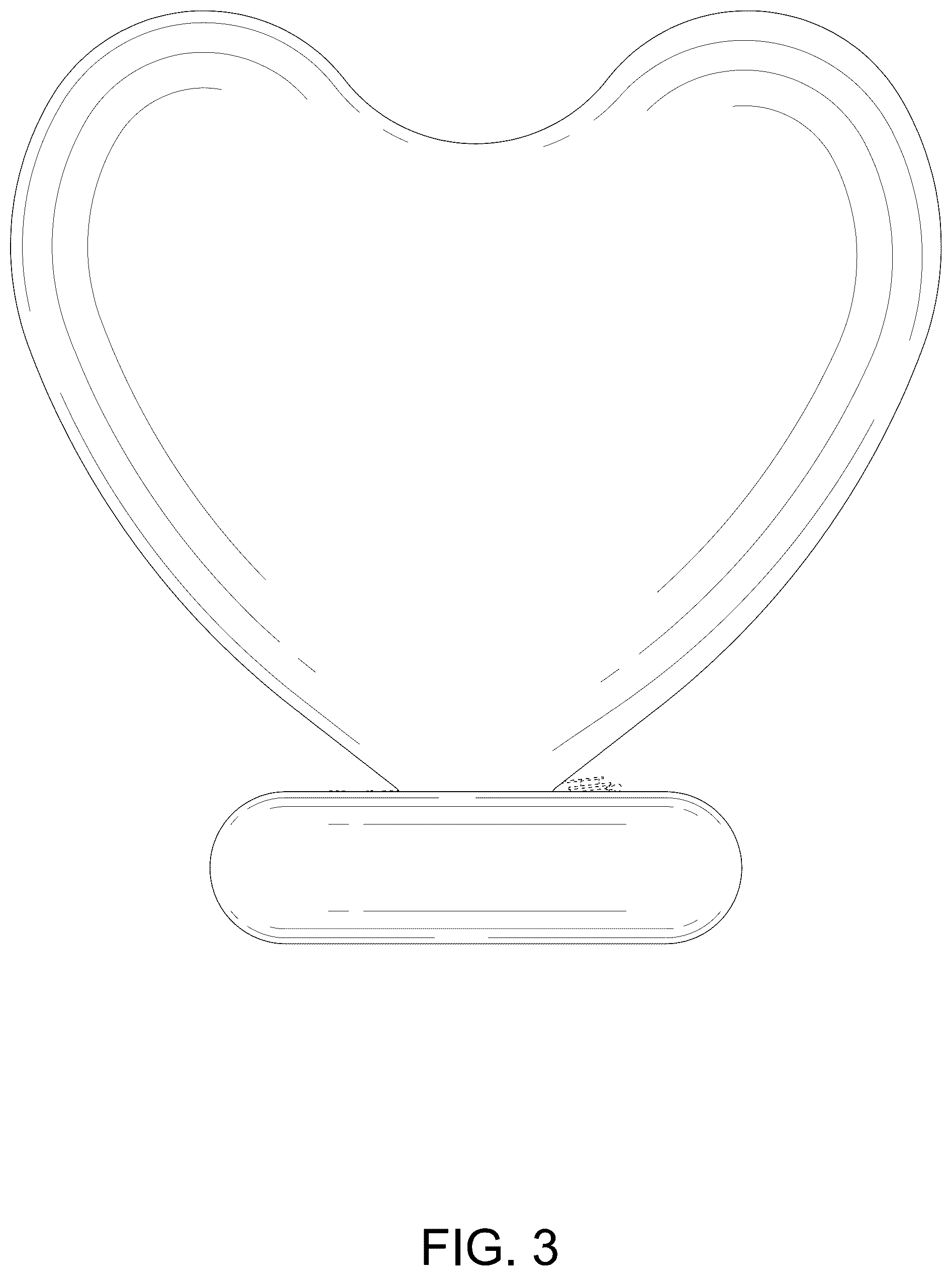 Patent USD1078534 Figure 3 – Heart shaped ornament