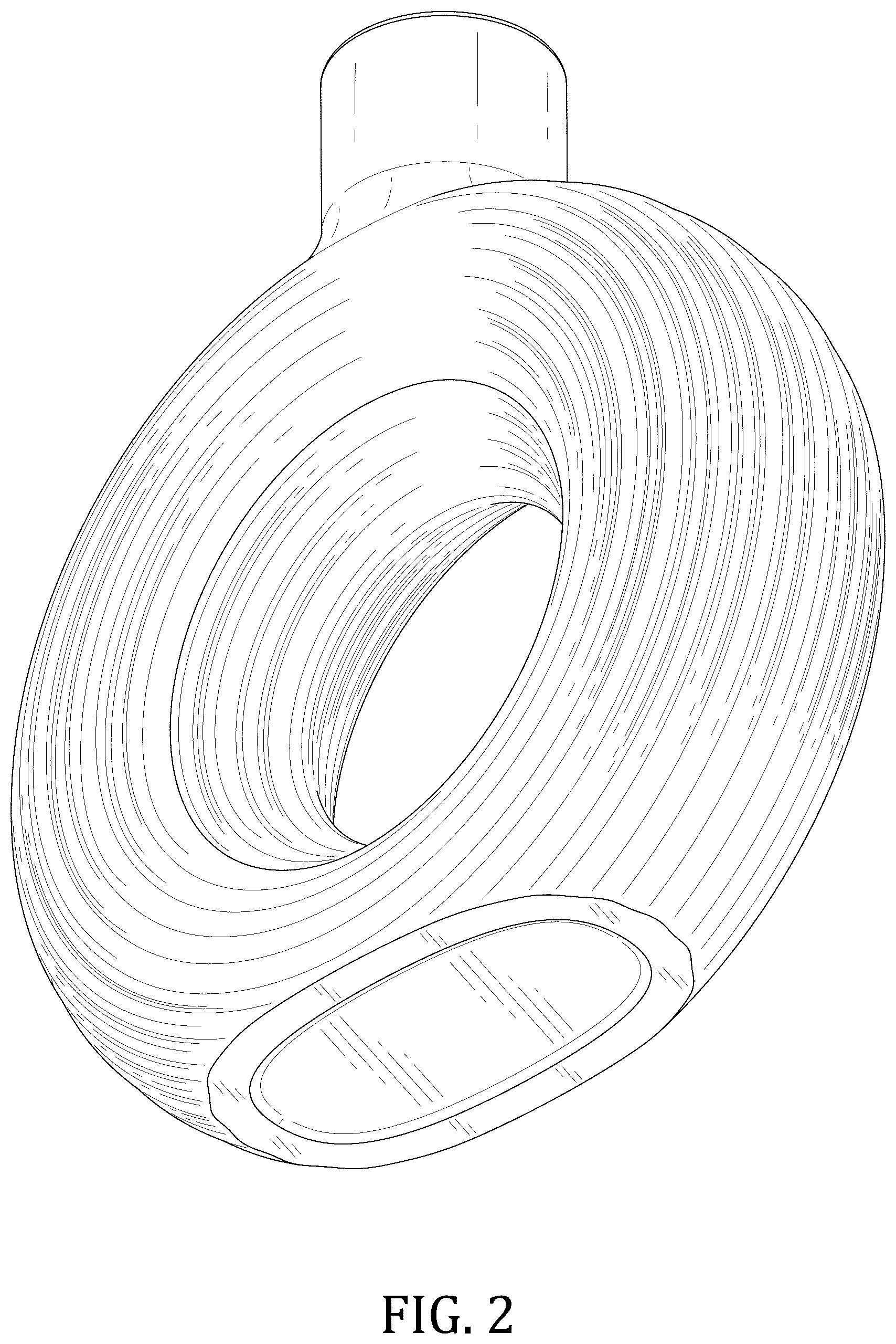 Patent USD1078535 Figure 2 – Vase