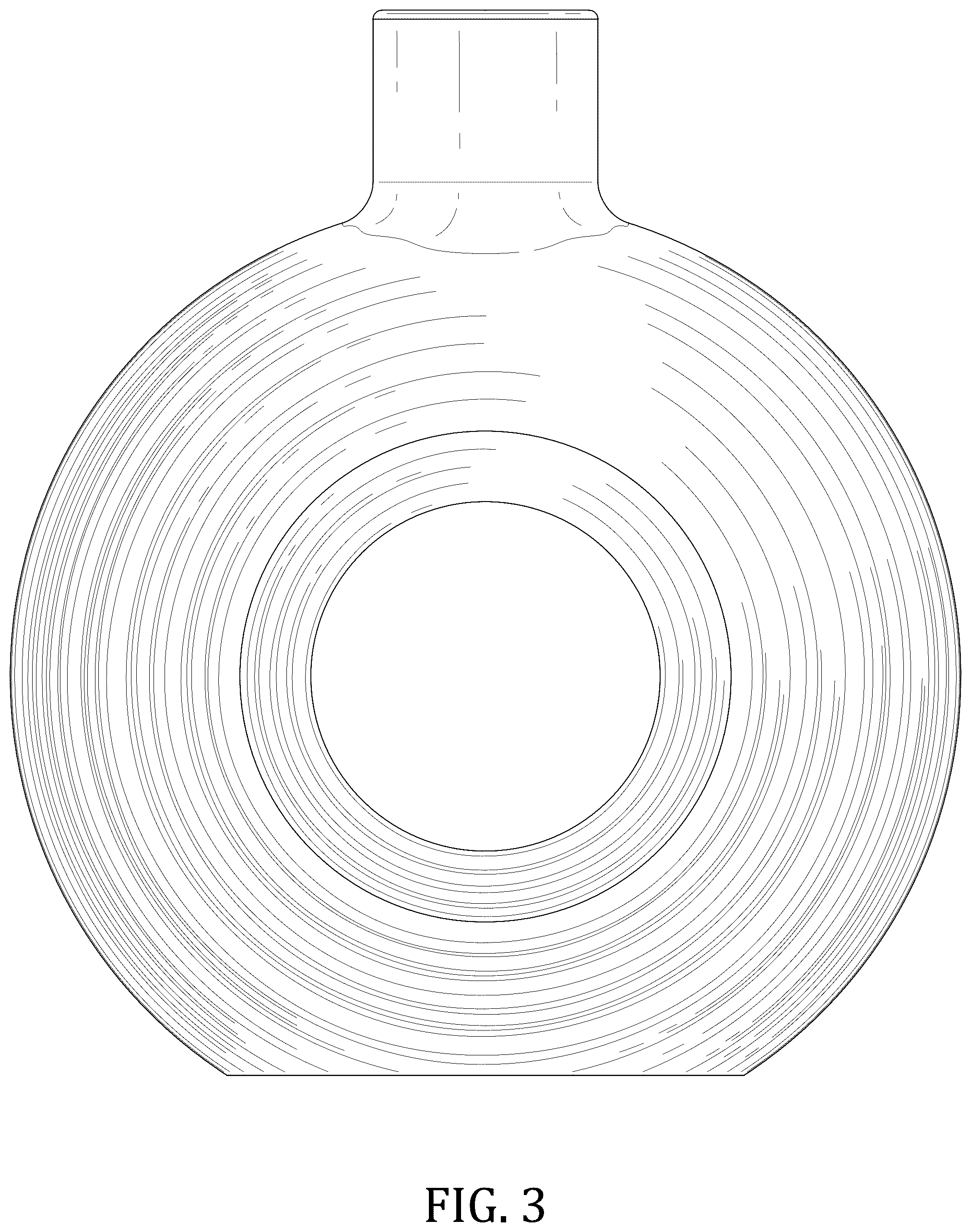 Patent USD1078535 Figure 3 – Vase