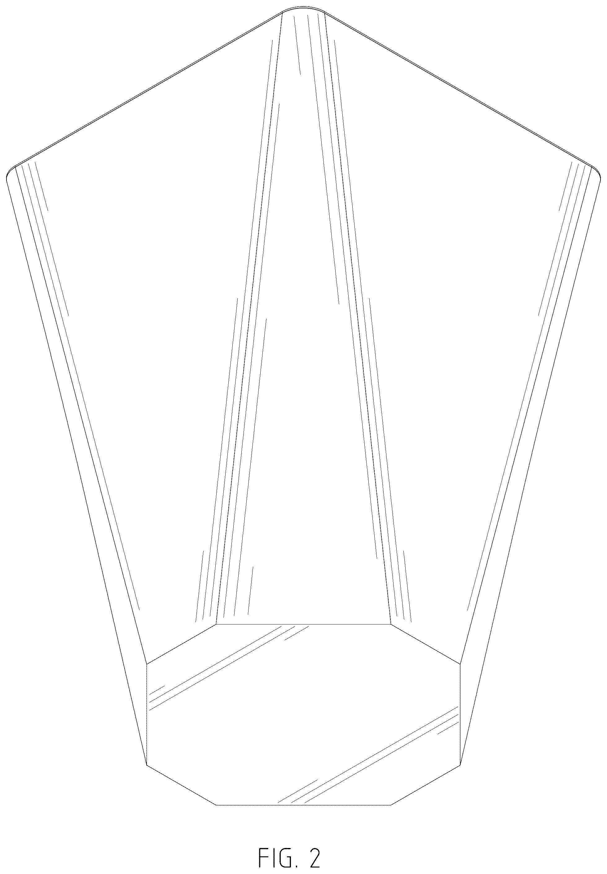Patent USD1078537 Figure 2 – Flowerpot