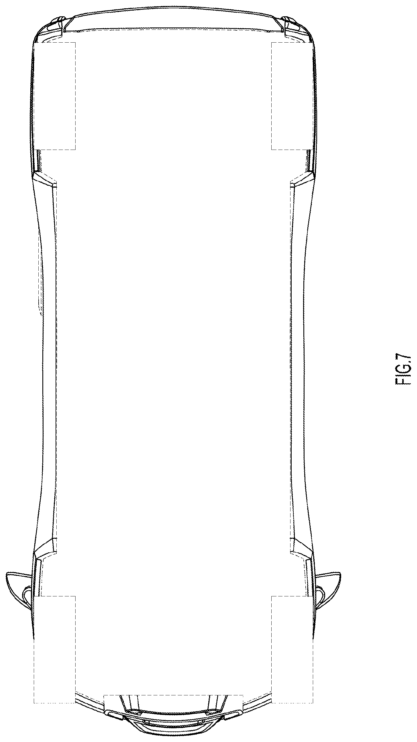 Patent USD1078540 Figure 6 – Vehicle