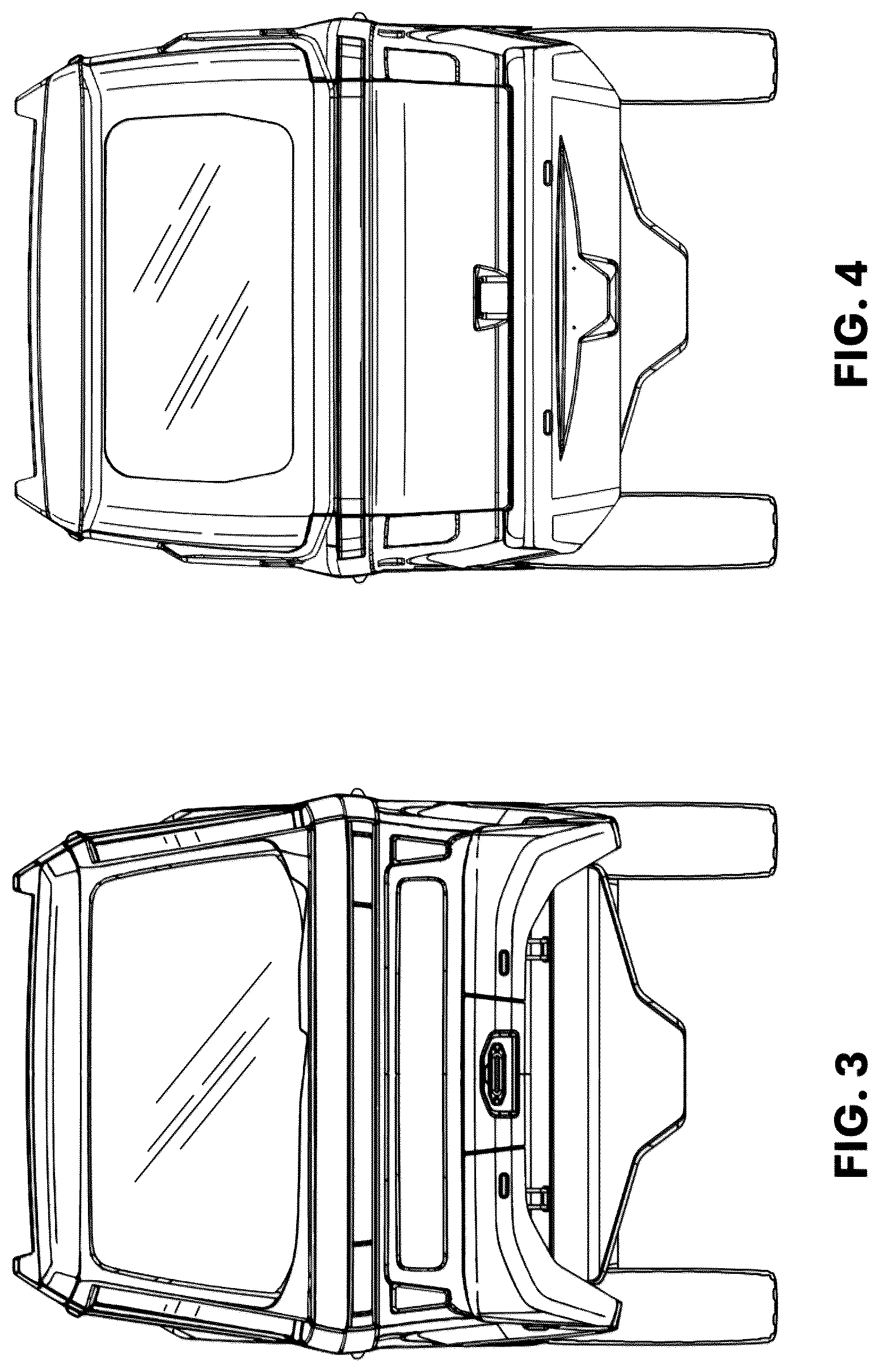 Patent USD1078542 Figure 3 – Utility task vehicle