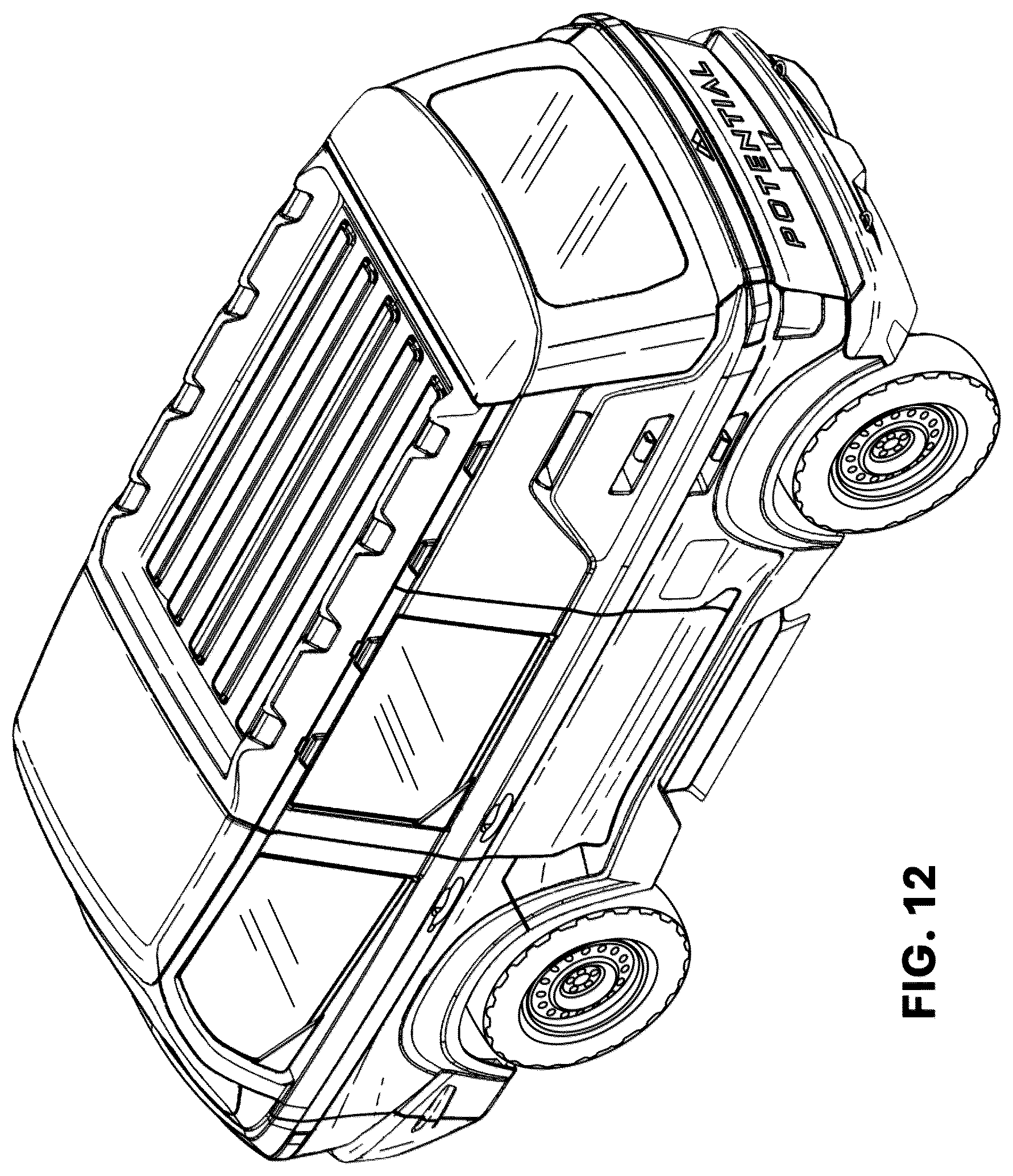 Patent USD1078542 Figure 10 – Utility task vehicle