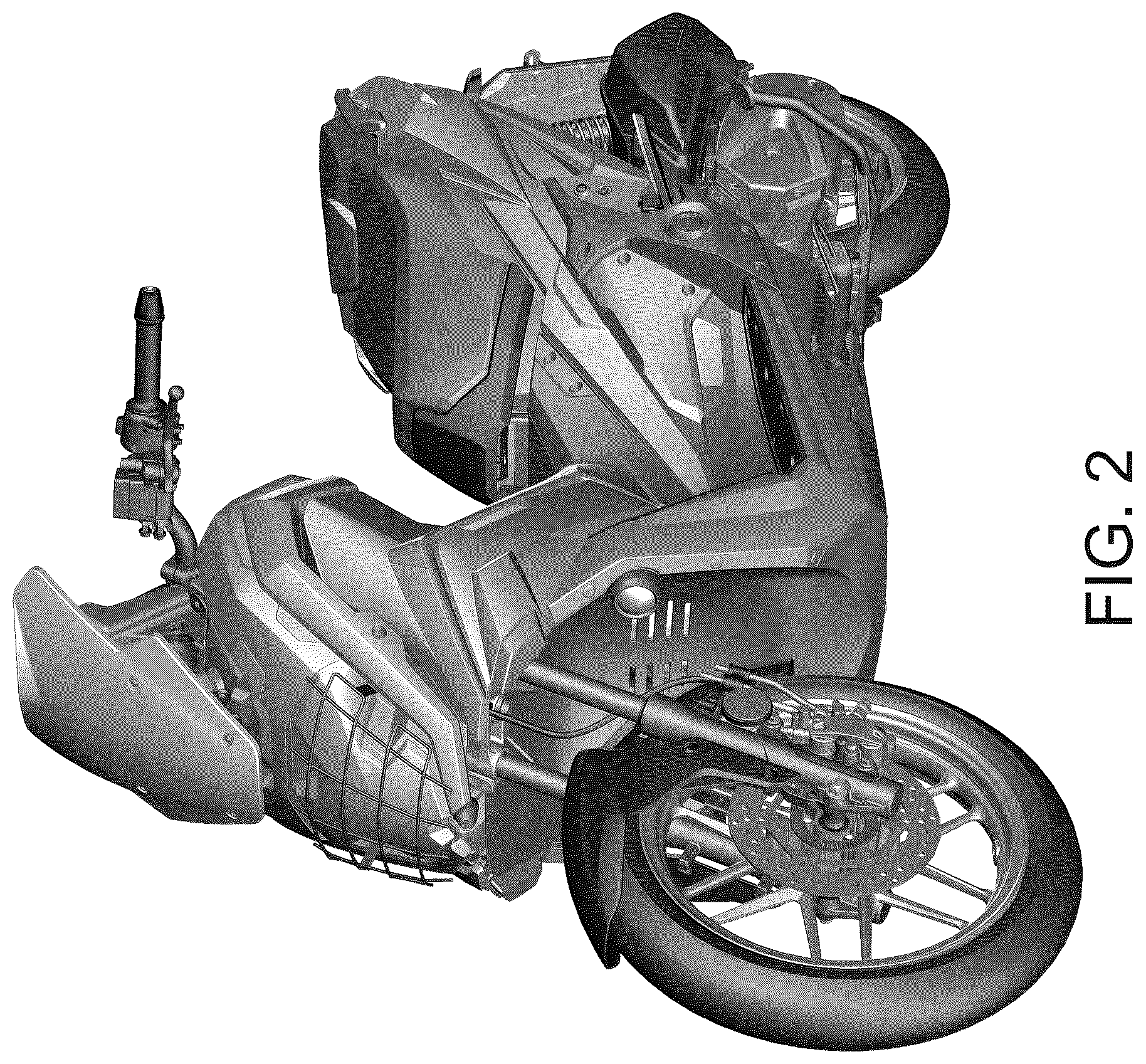 Patent USD1078544 Figure 2 – Motorcycle