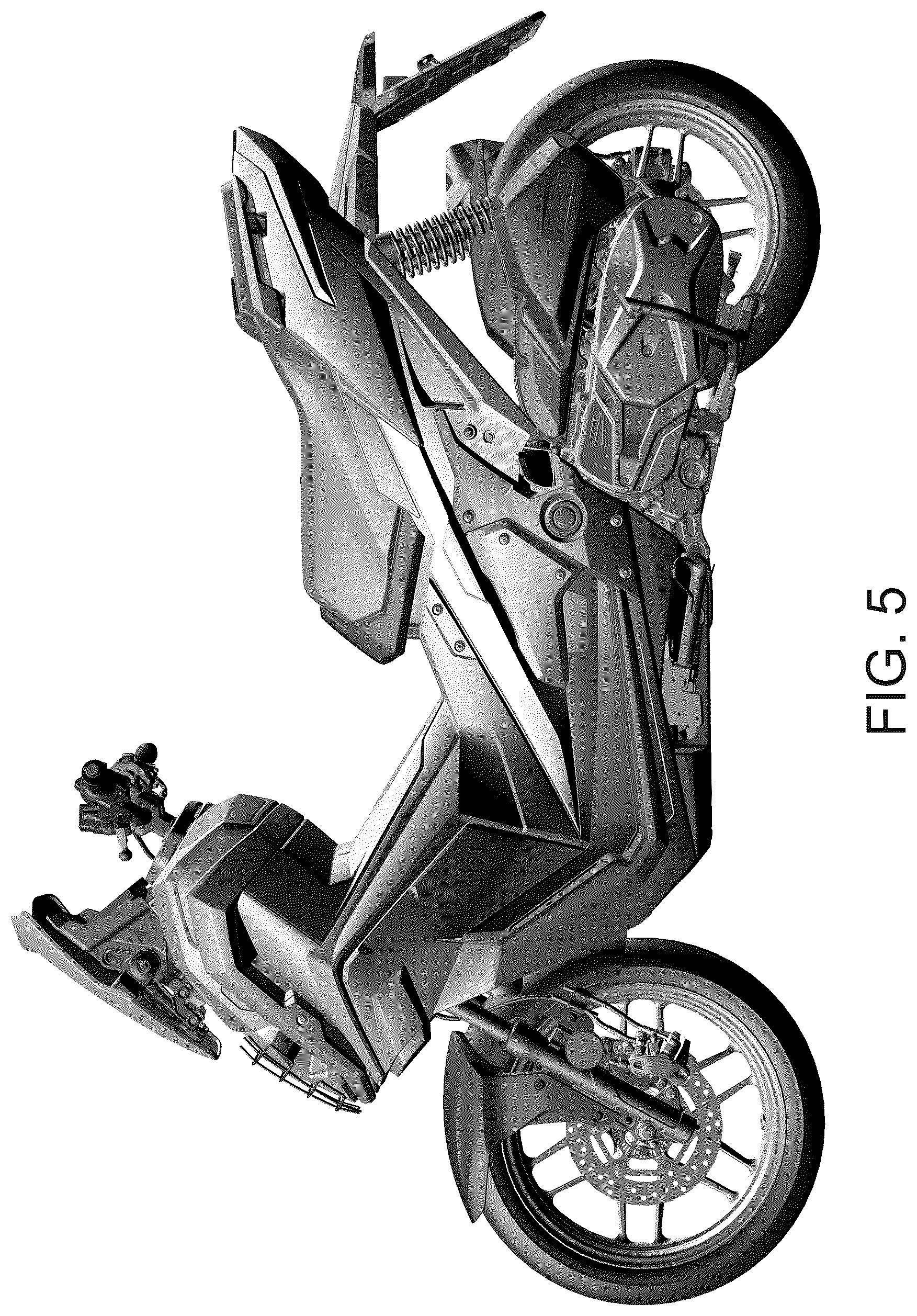 Patent USD1078544 Figure 5 – Motorcycle