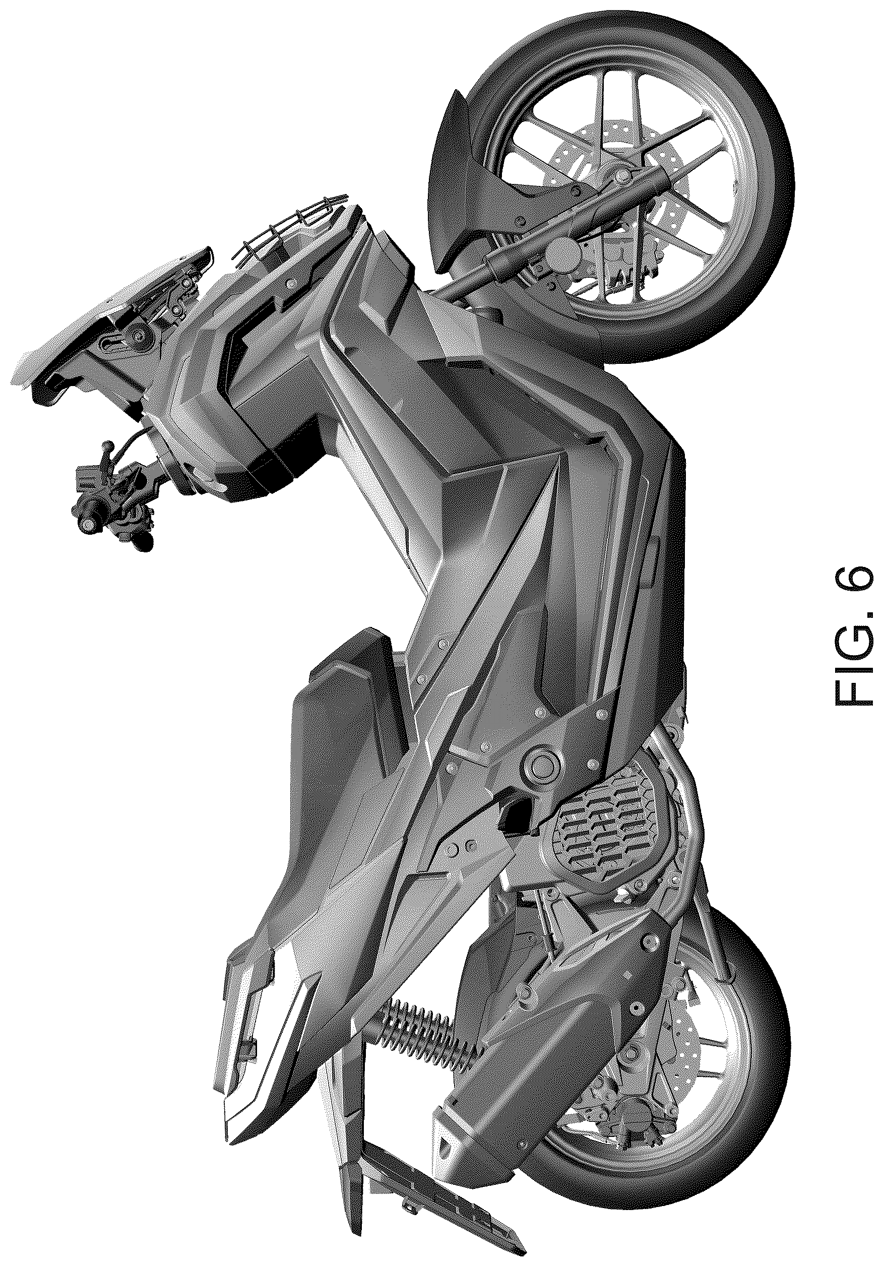 Patent USD1078544 Figure 6 – Motorcycle