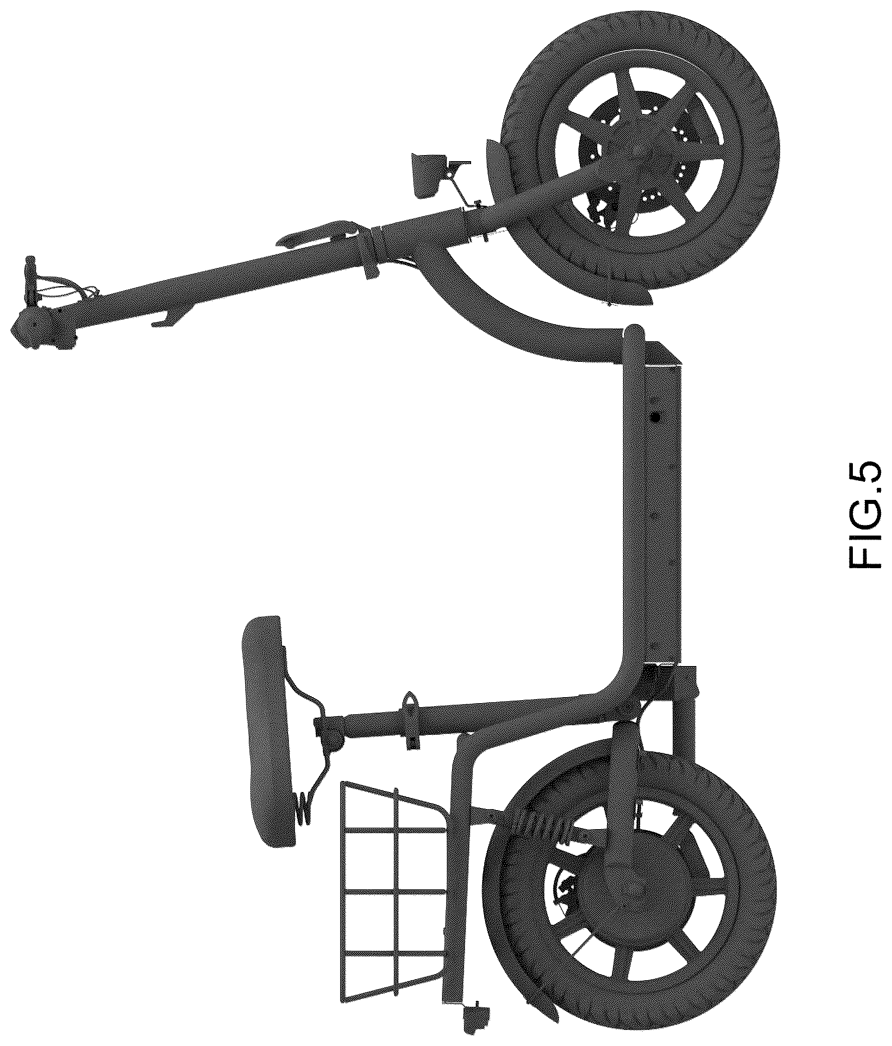 Patent USD1078545 Figure 5 – Electric scooter