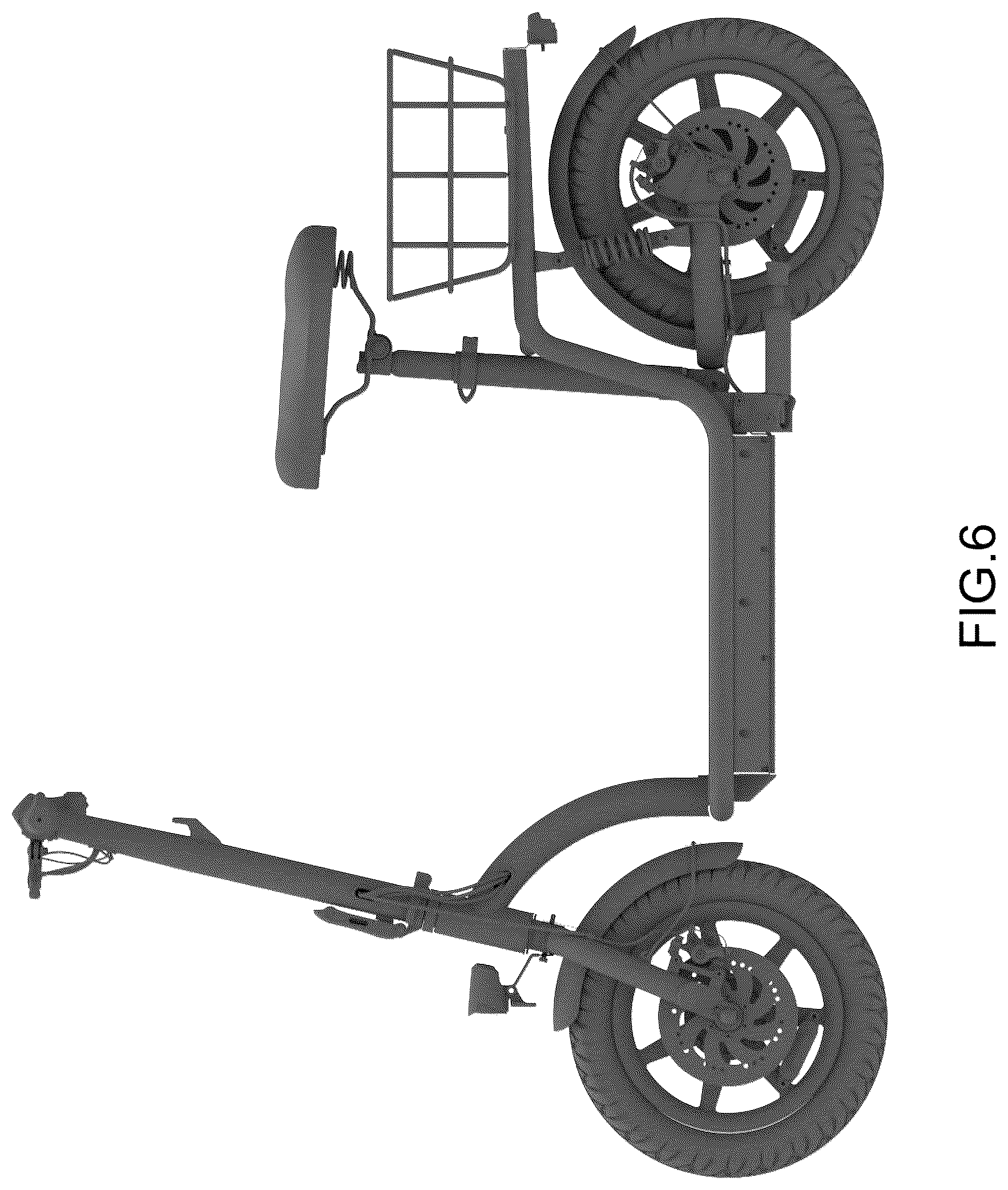 Patent USD1078545 Figure 6 – Electric scooter